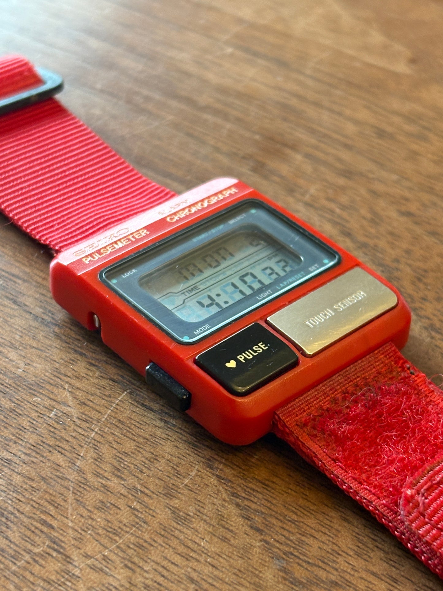 super rare 80s SEIKO pulse meter watch S229-5001