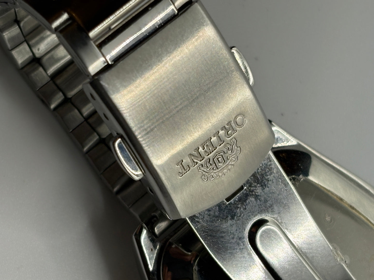 Super rare Vintage ORIENT Multi-Year Calendar Rainbow Dial Automatic