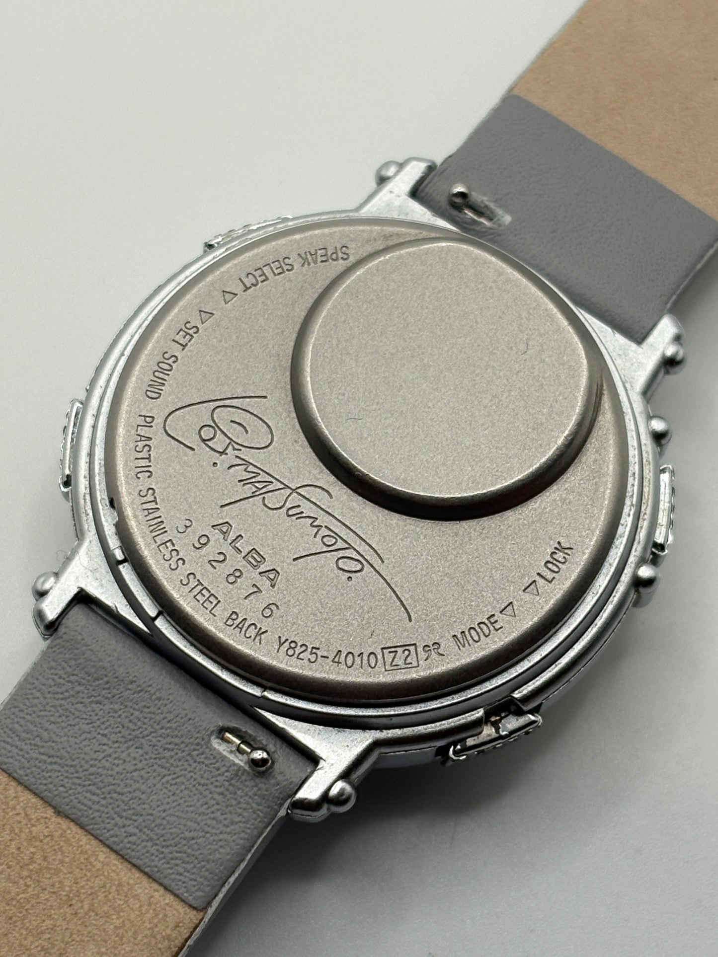 Super rare   Designed by Reiji Matsumoto  80s SEIKO Ｙ825-4010