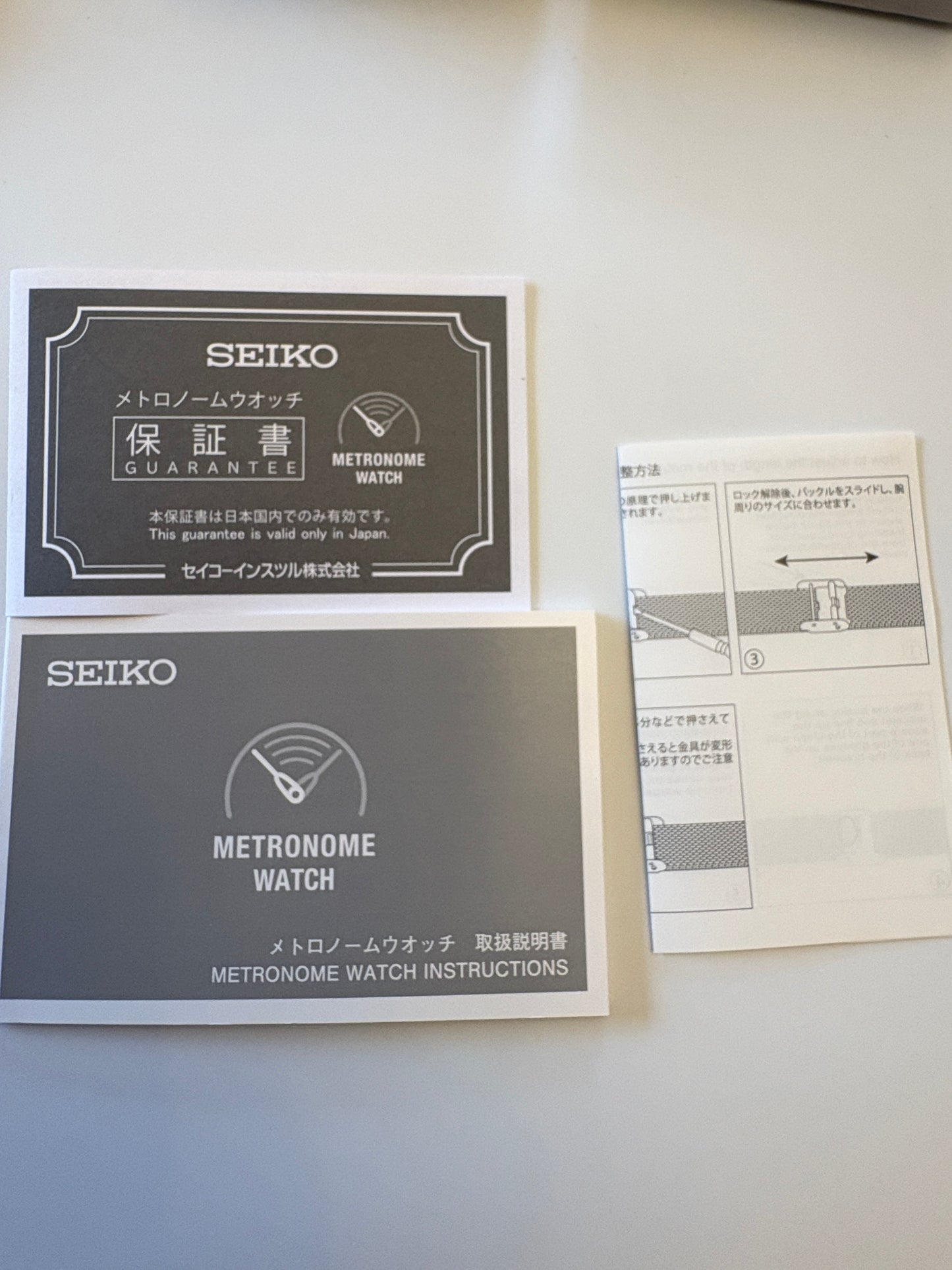 Unued Seiko Limited sale in parts of Japan　Seiko  Metronome　watch