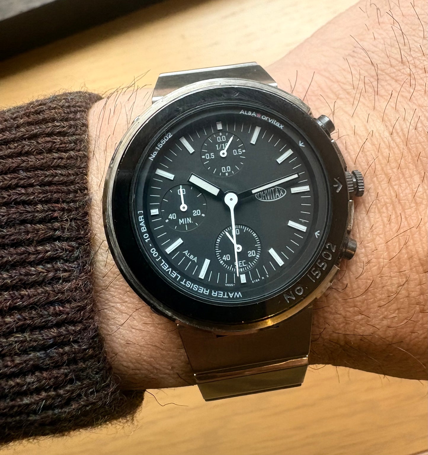 super rare 90s vintage seiko alba ORVITAX