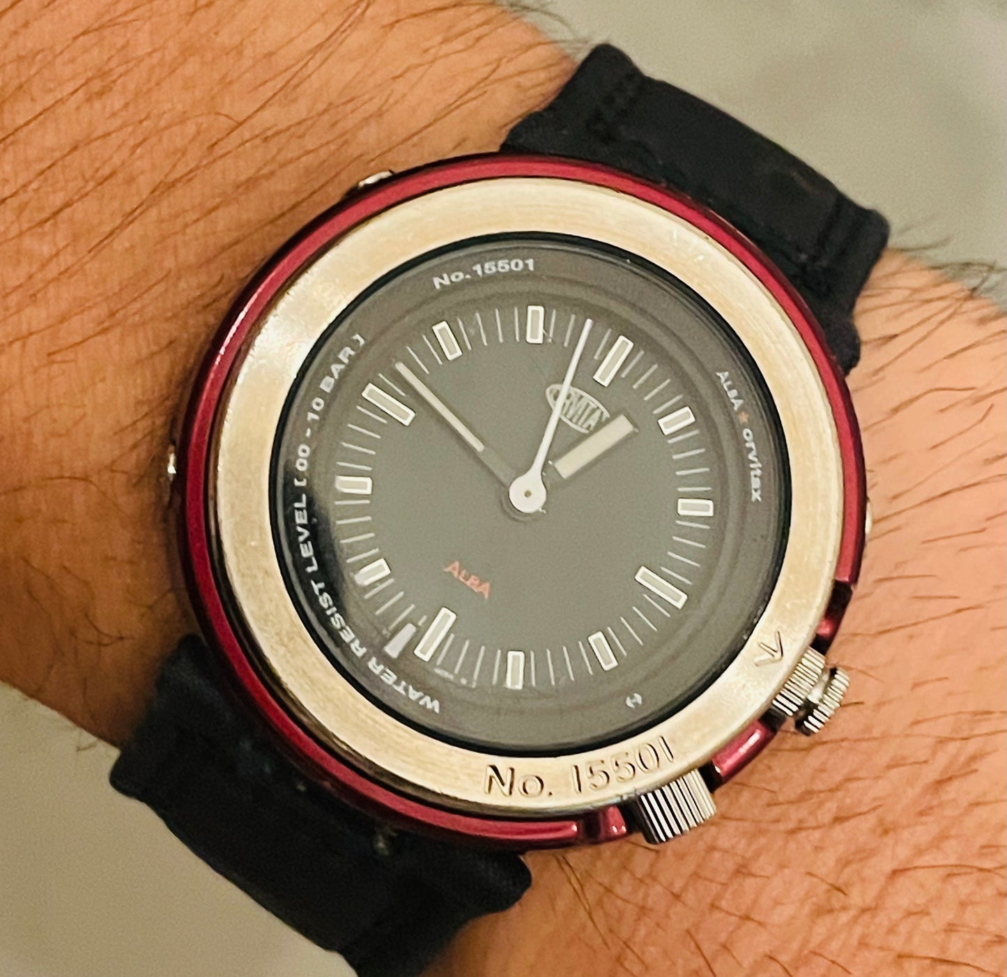 super rare 90s vintage seiko alba ORVITAX