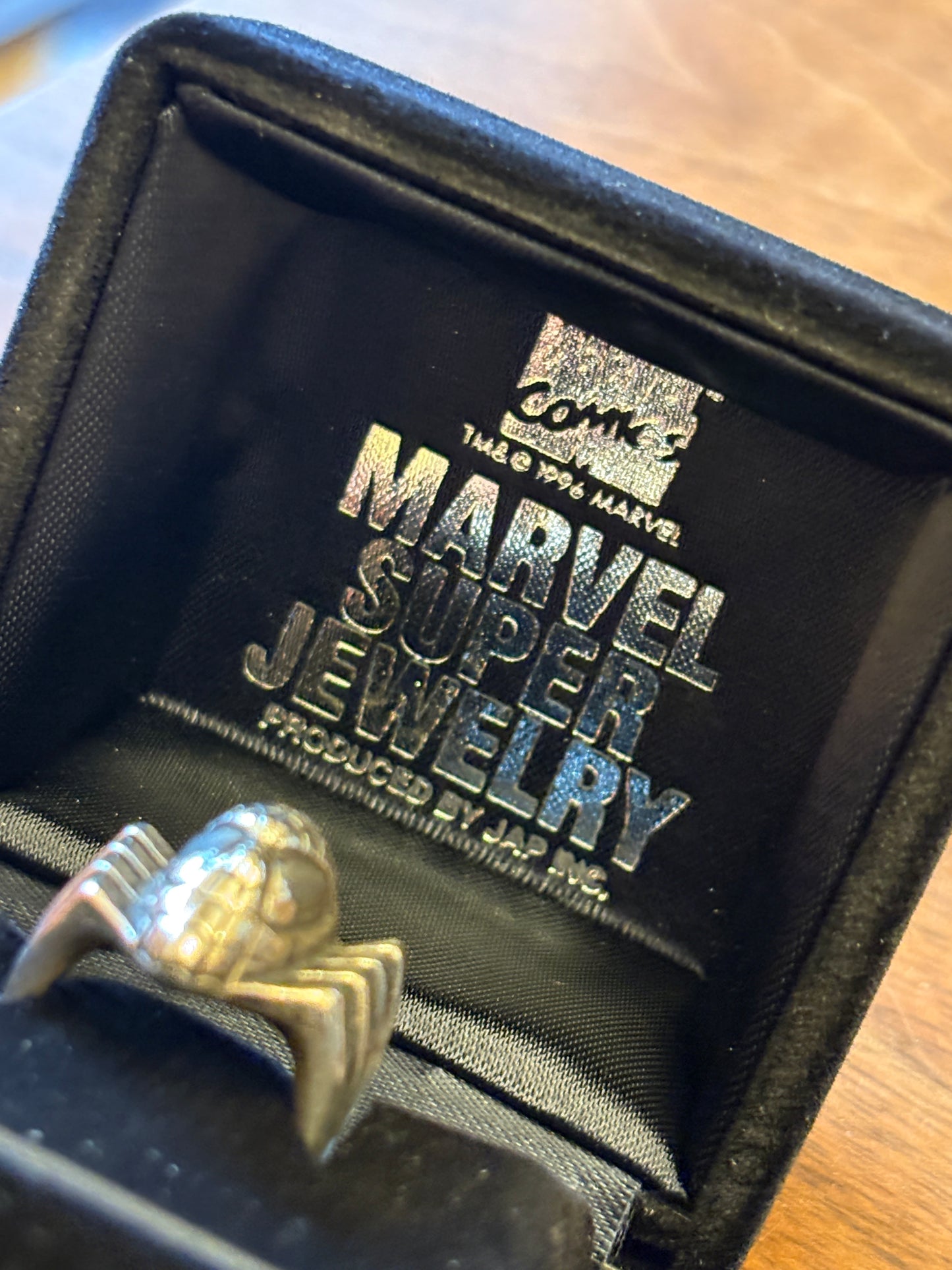 super rare vintage  JAP Studio  spiderman silver  925 ring