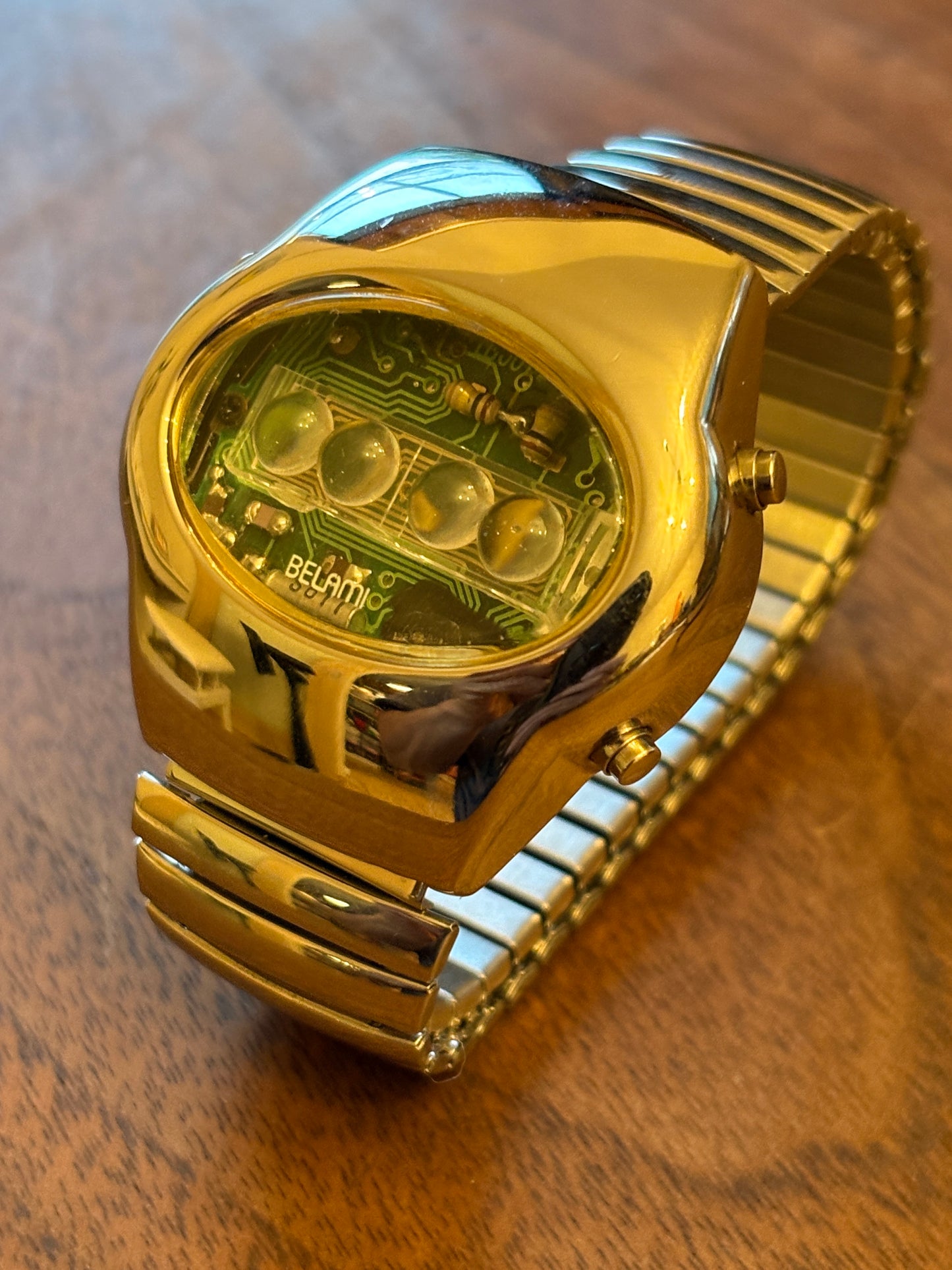 super rare 90s BELAMI LED  watch