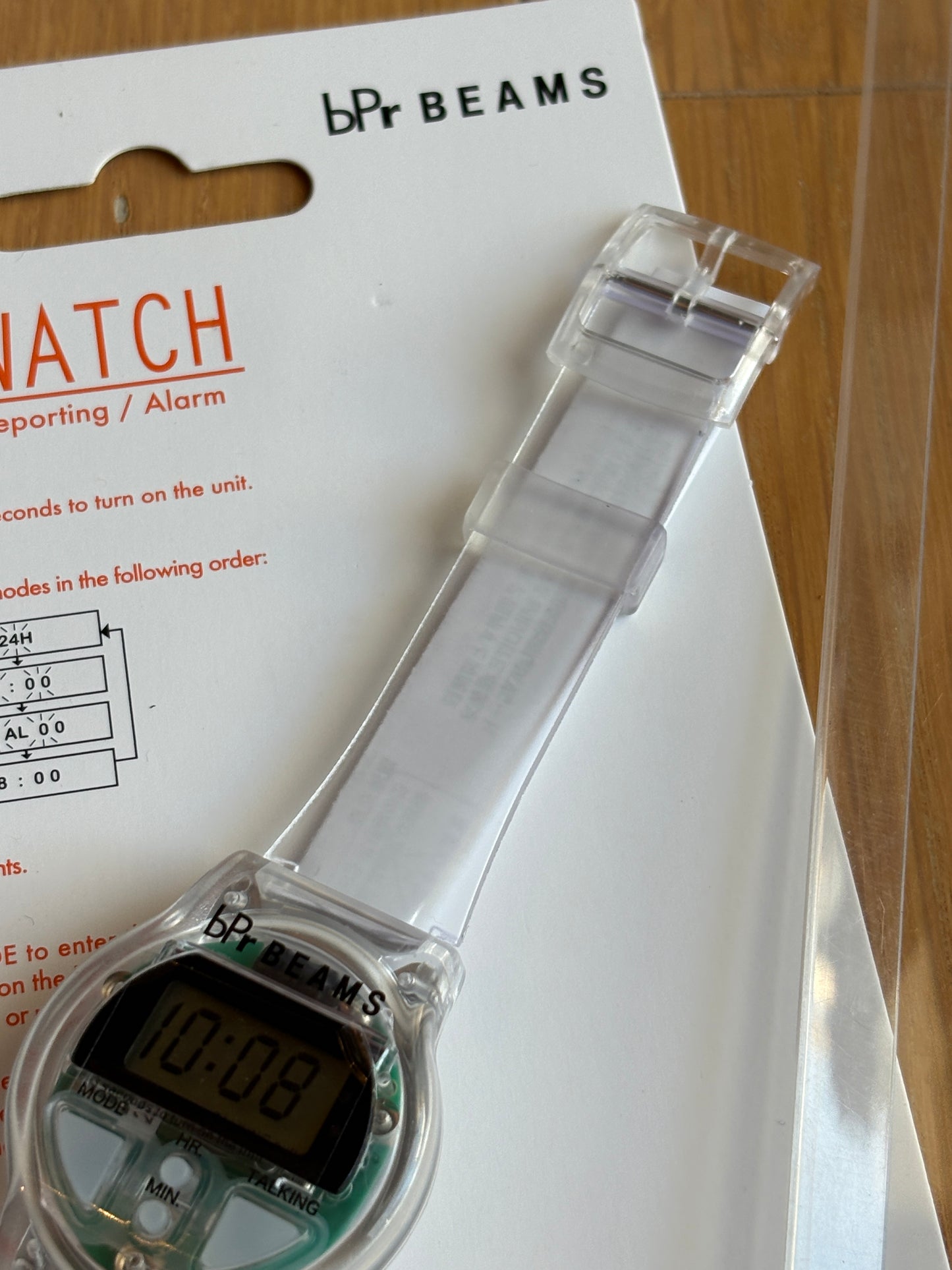 Beams Unused Talking Watch