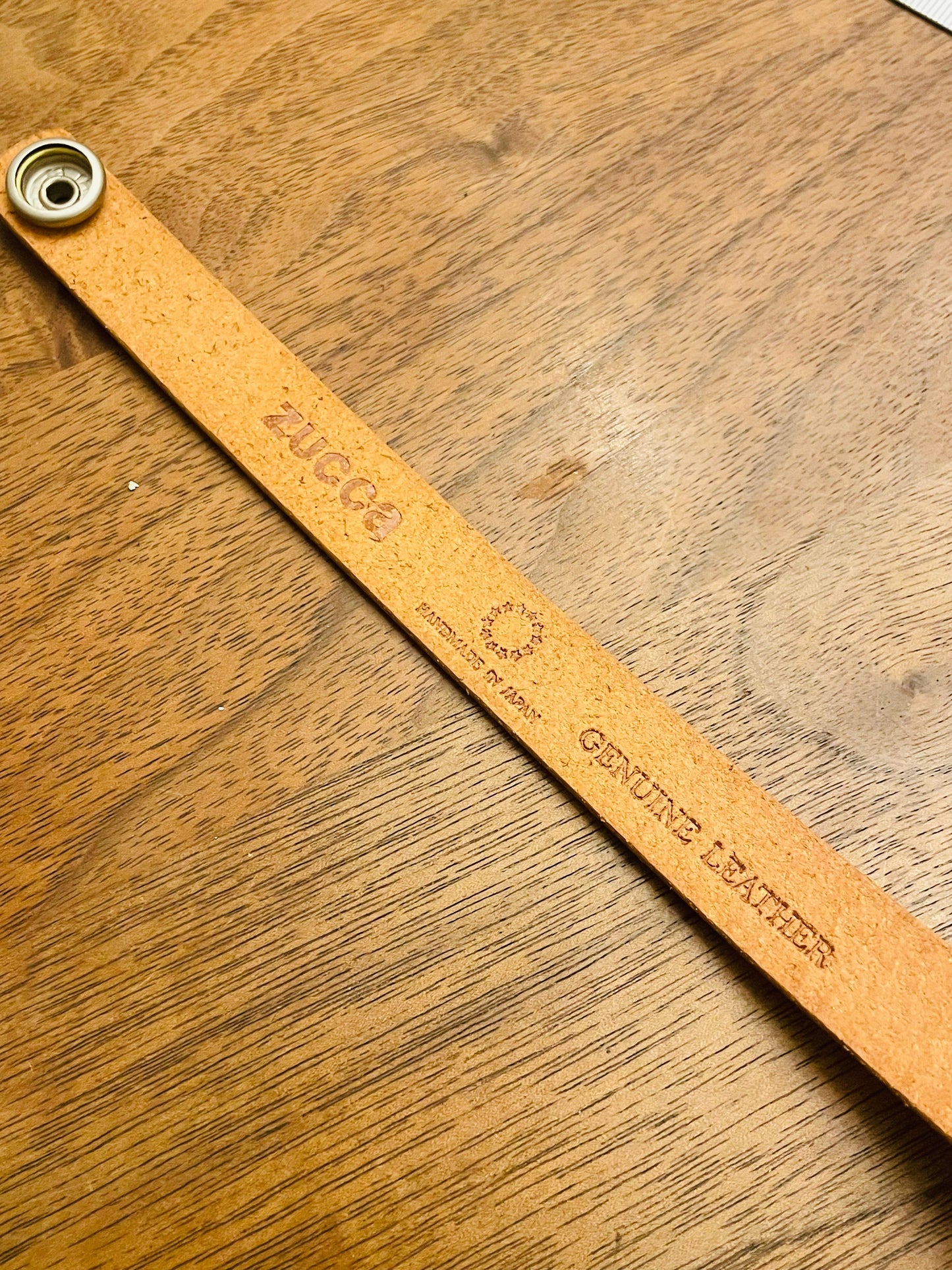 Very  rare vintage zucca  leather　bracelet_1
