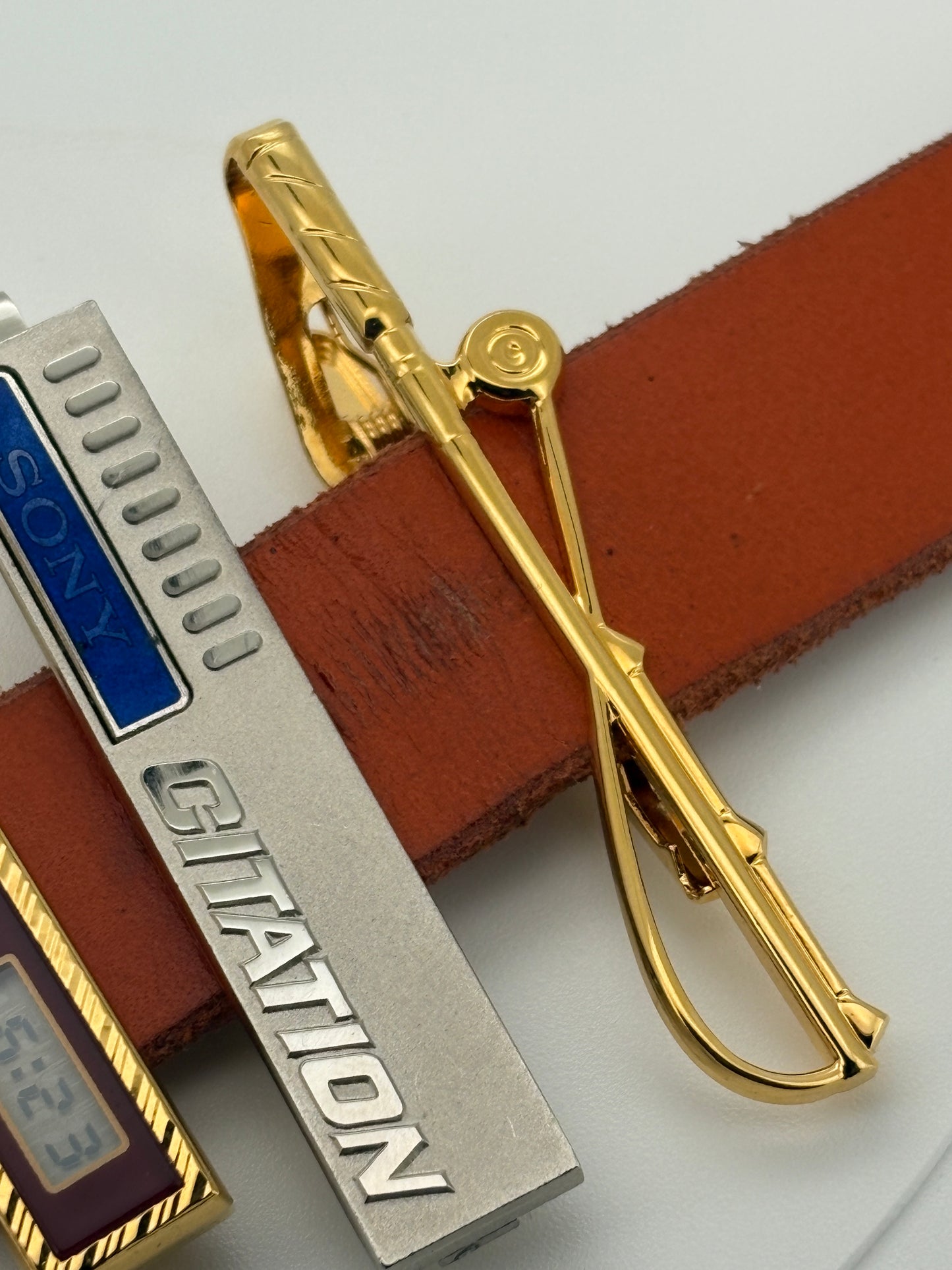 Sharp Tie Clip Watch