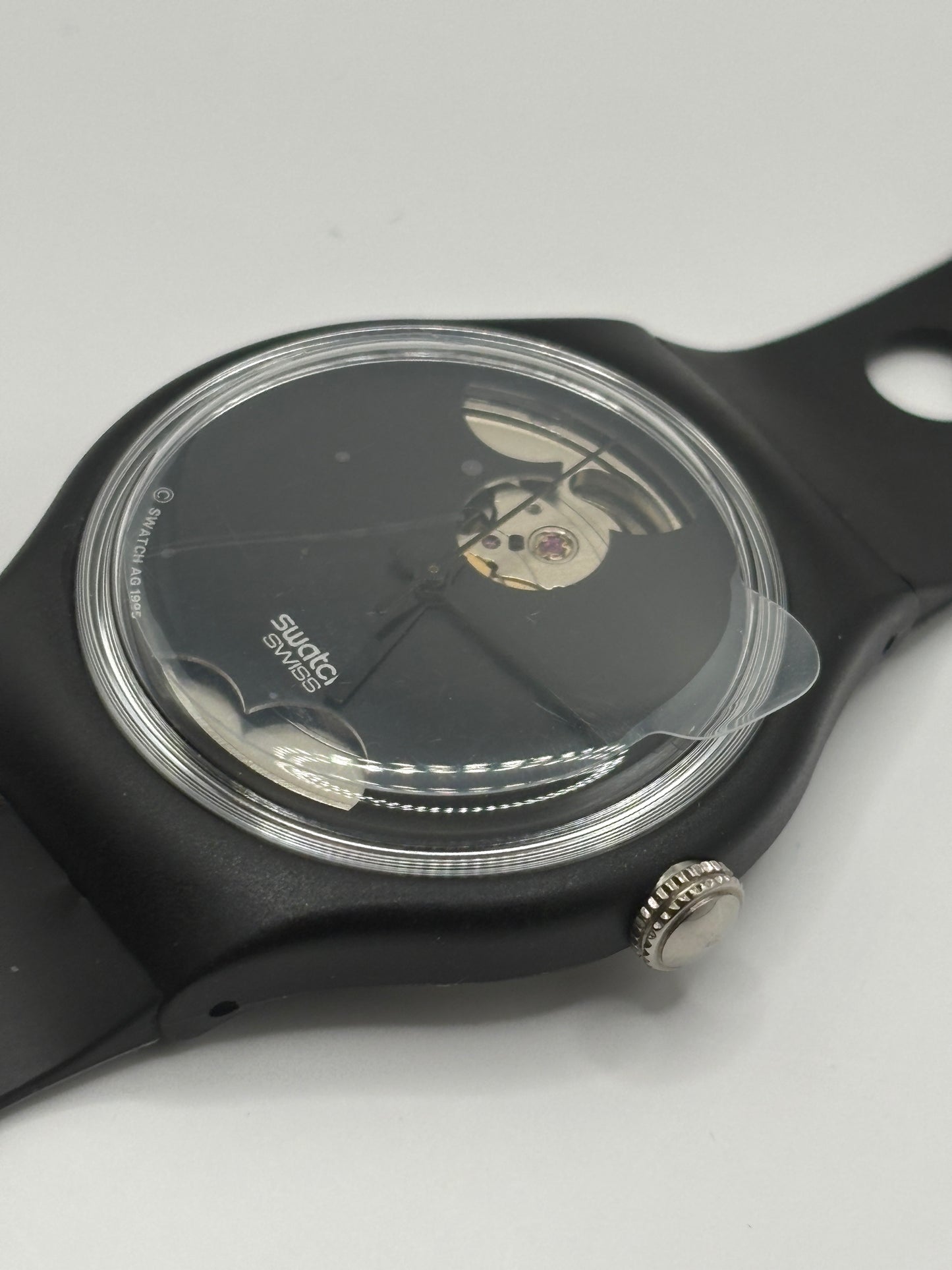 Super rare　unused 90s vintage  automatic　swatch 　 punch