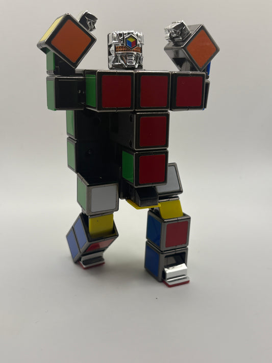 With box Ultra Rare Rubik's Cube x Bandai, Namco, Chogokin 40th Anniversary Limited Edition Robot