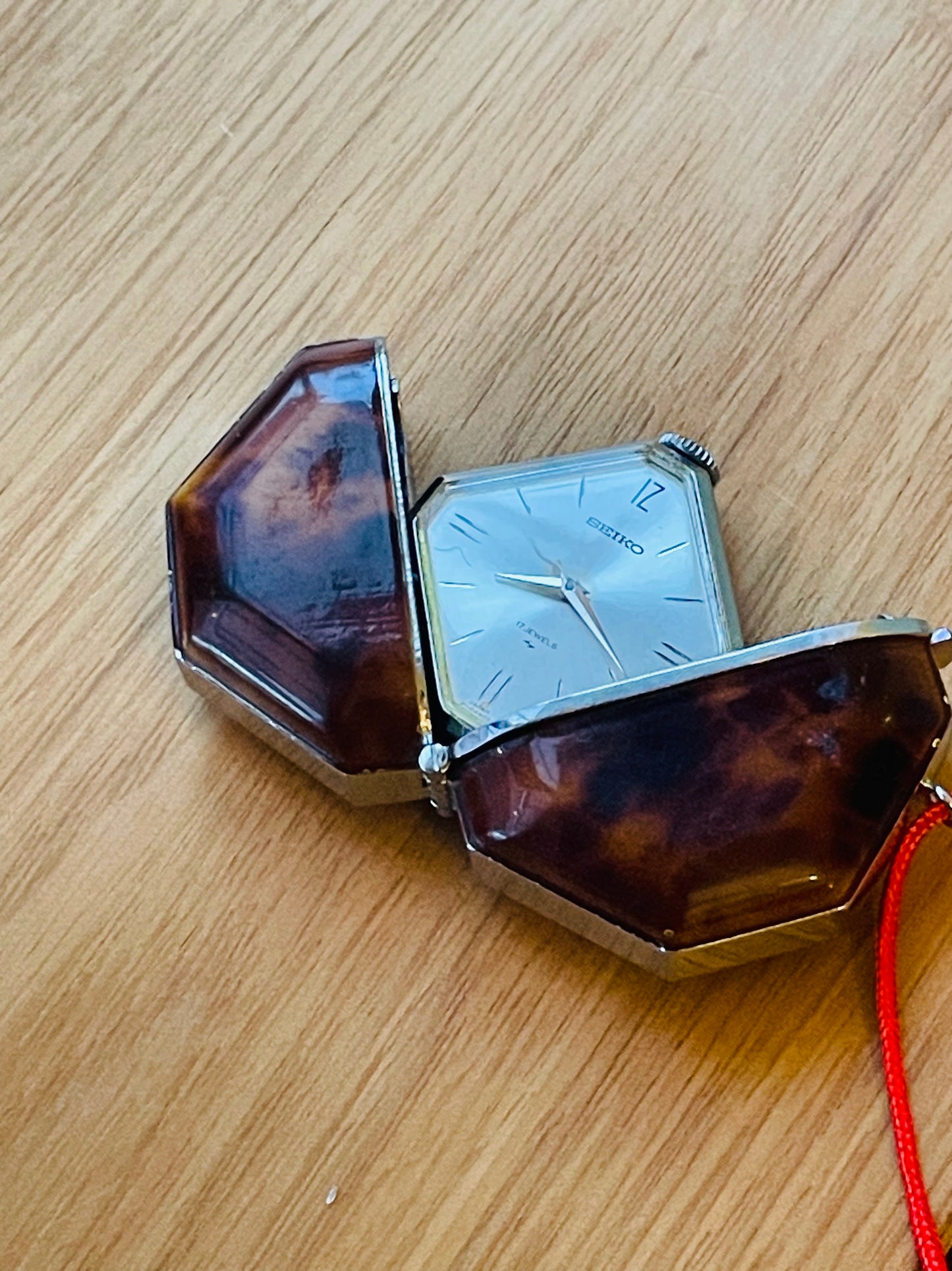 special rare SEIKO 70s VINTAGE  21-7210 hand winding pocket watch