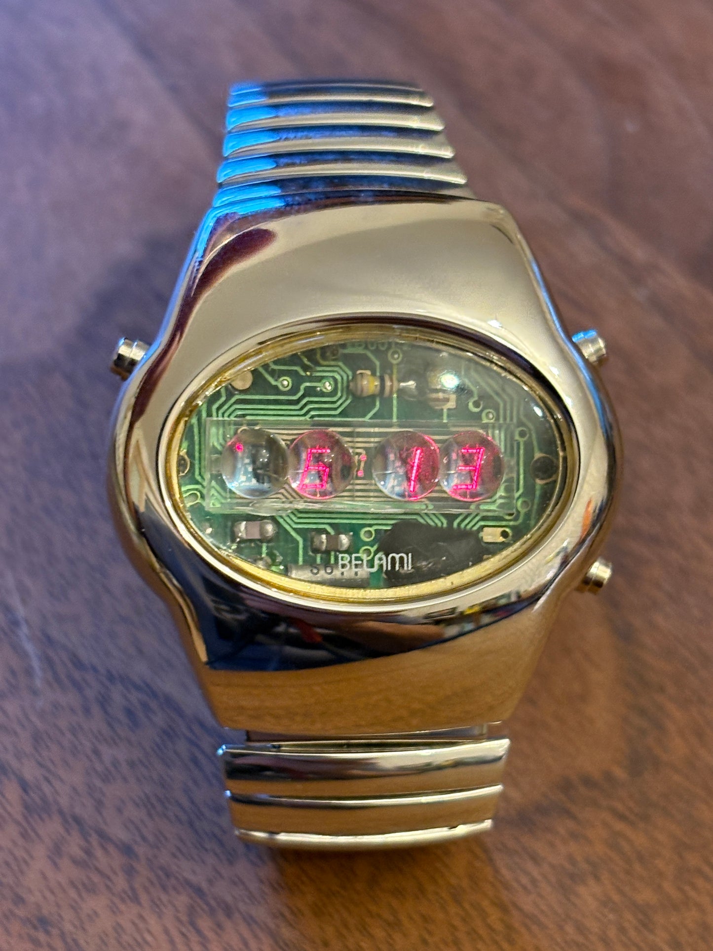 super rare 90s BELAMI LED  watch