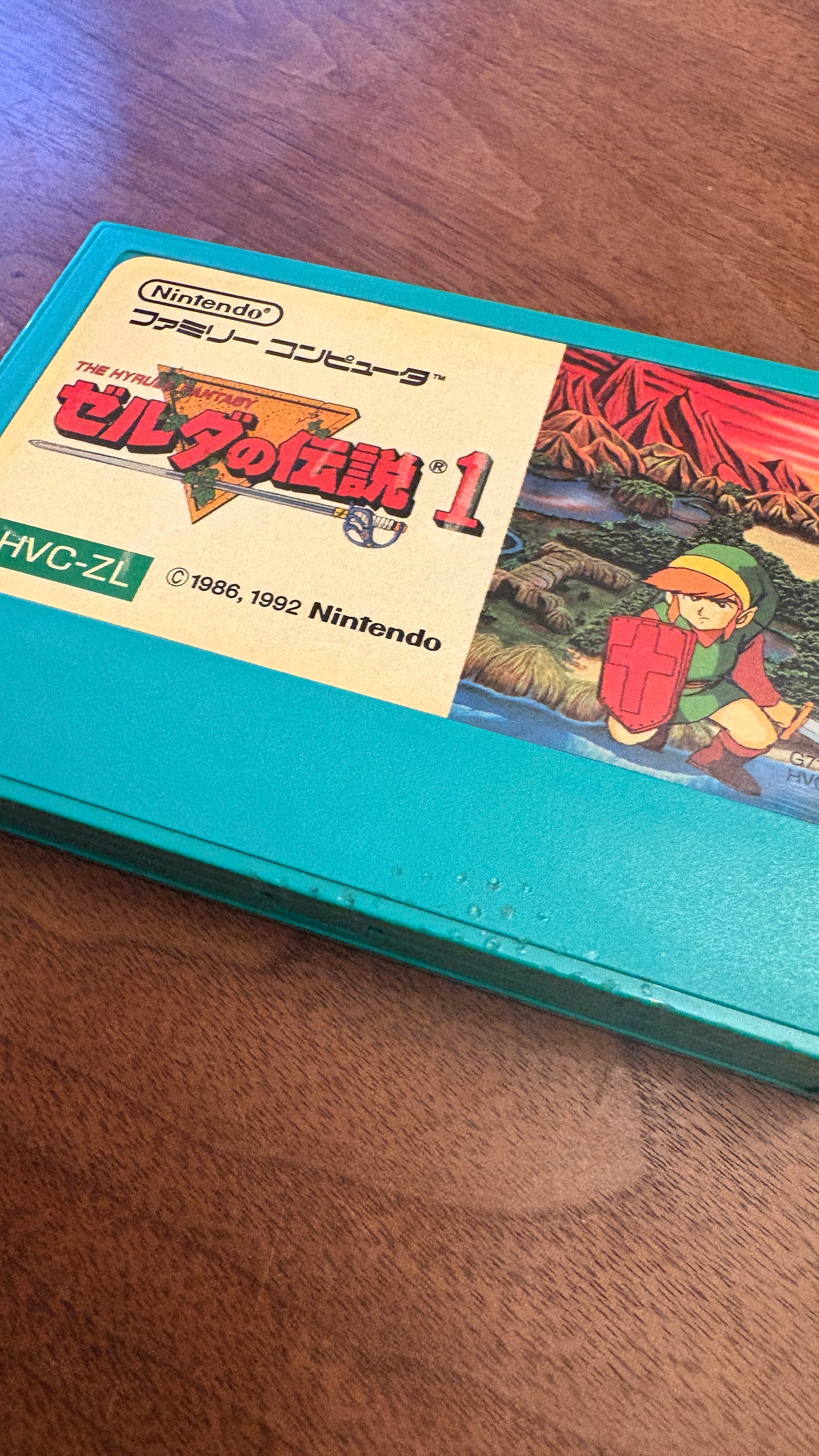 Ultra rare 05's Famicom cassette type calculator The Legend of Zelda