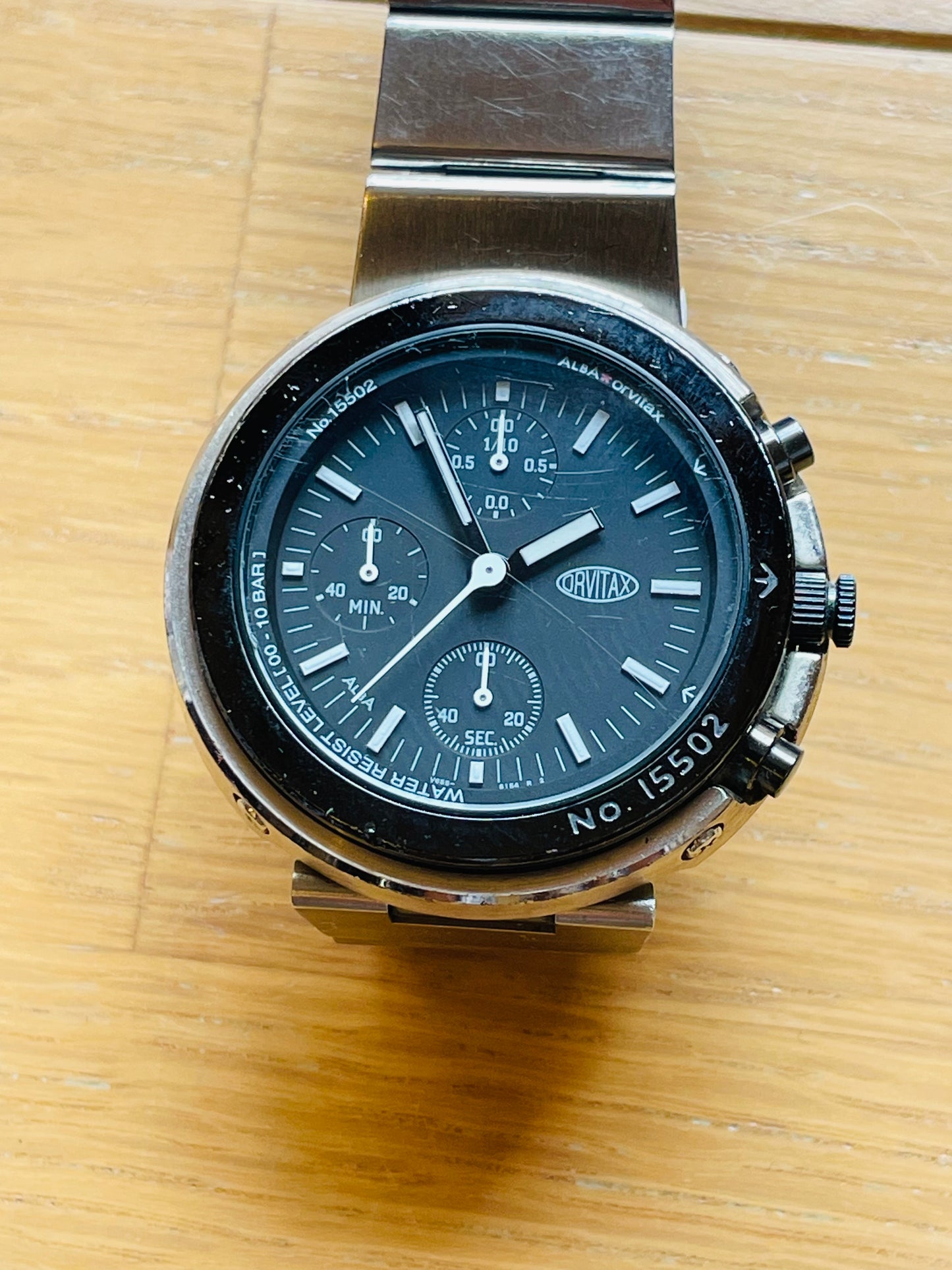 super rare 90s vintage seiko alba ORVITAX