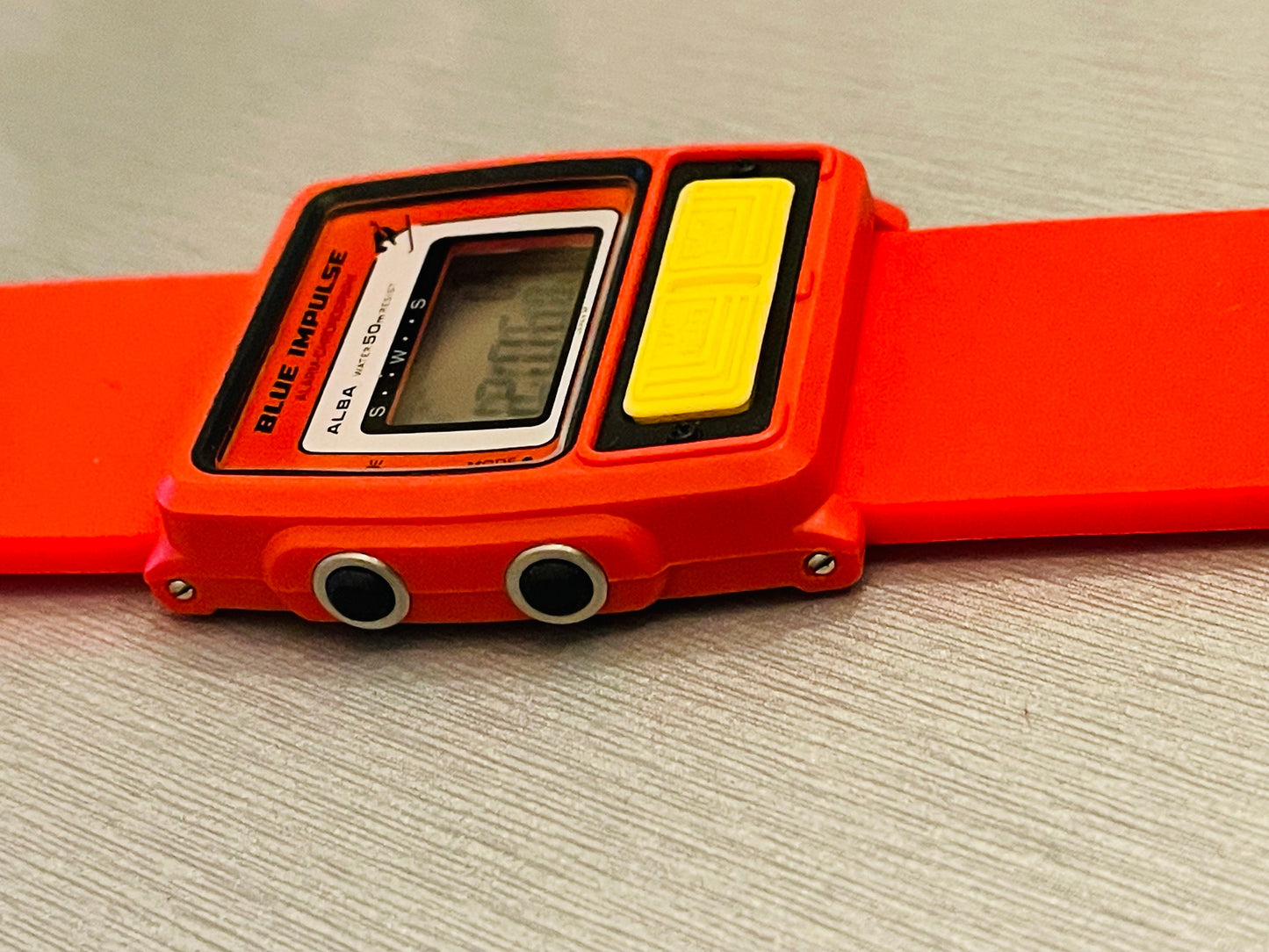 ultimate rare vintage seiko alba blue impulse y785-4000