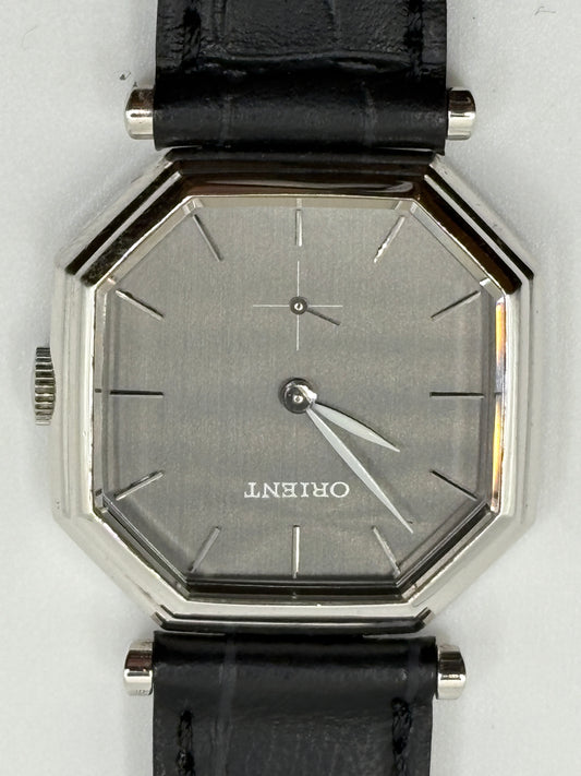 Super rare 80s vintage  ORIENT　octagon  watch