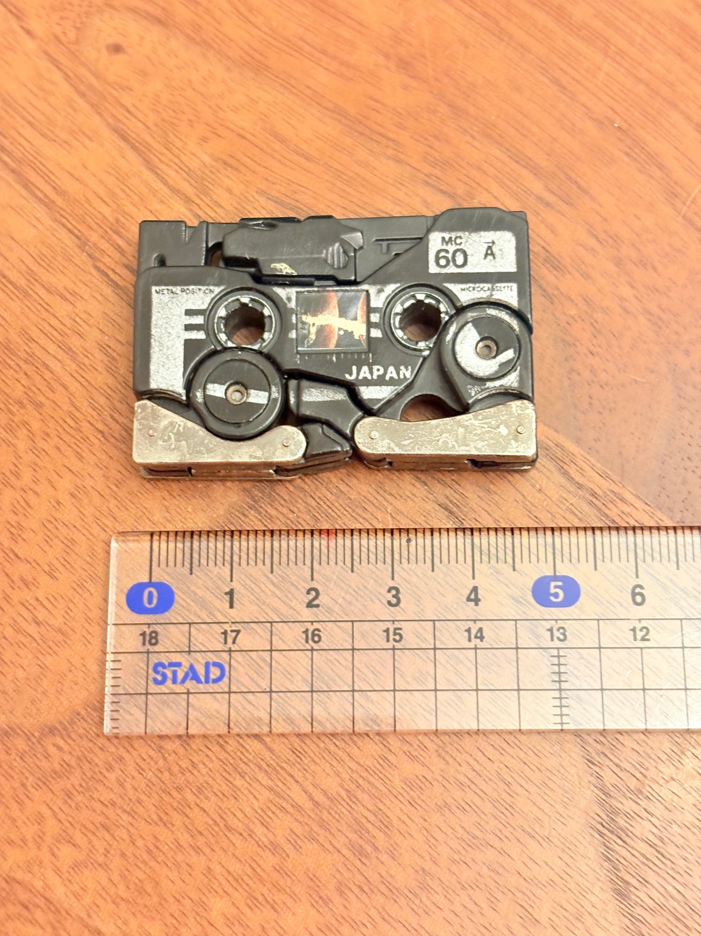 super rare 80s vintage microman Cassette Bot Jaguar