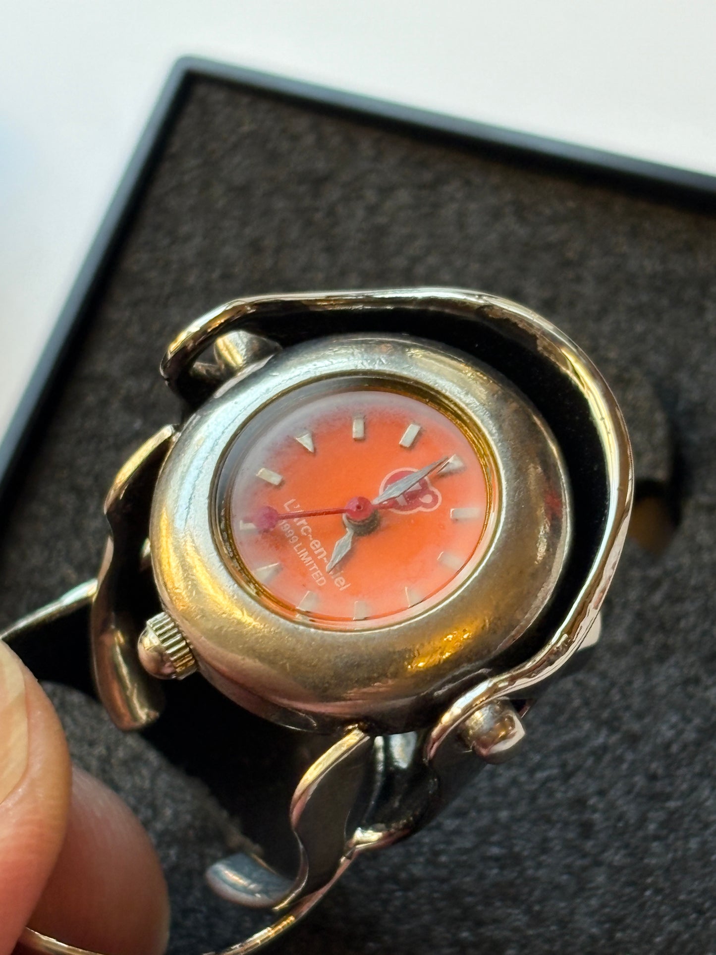 Super rare vintage L'Arc~en~Ciel Armor Ring Watch