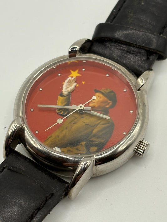 ②Very rare watch Deng Xiaoping waving watch　 Shanghai Tang  Mao Zedong