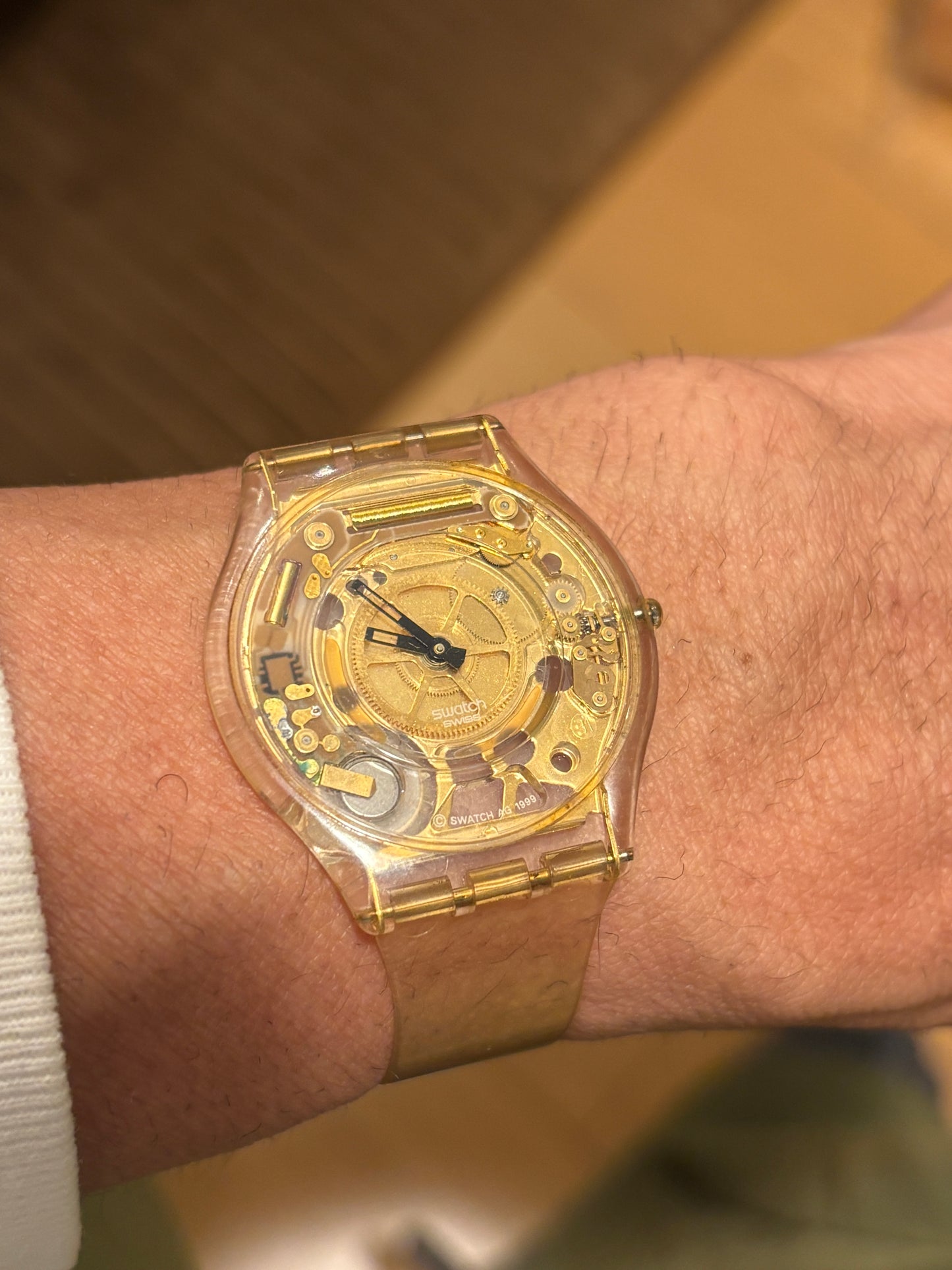 Super ultra 90s  rare vintage swatch 　SFK100