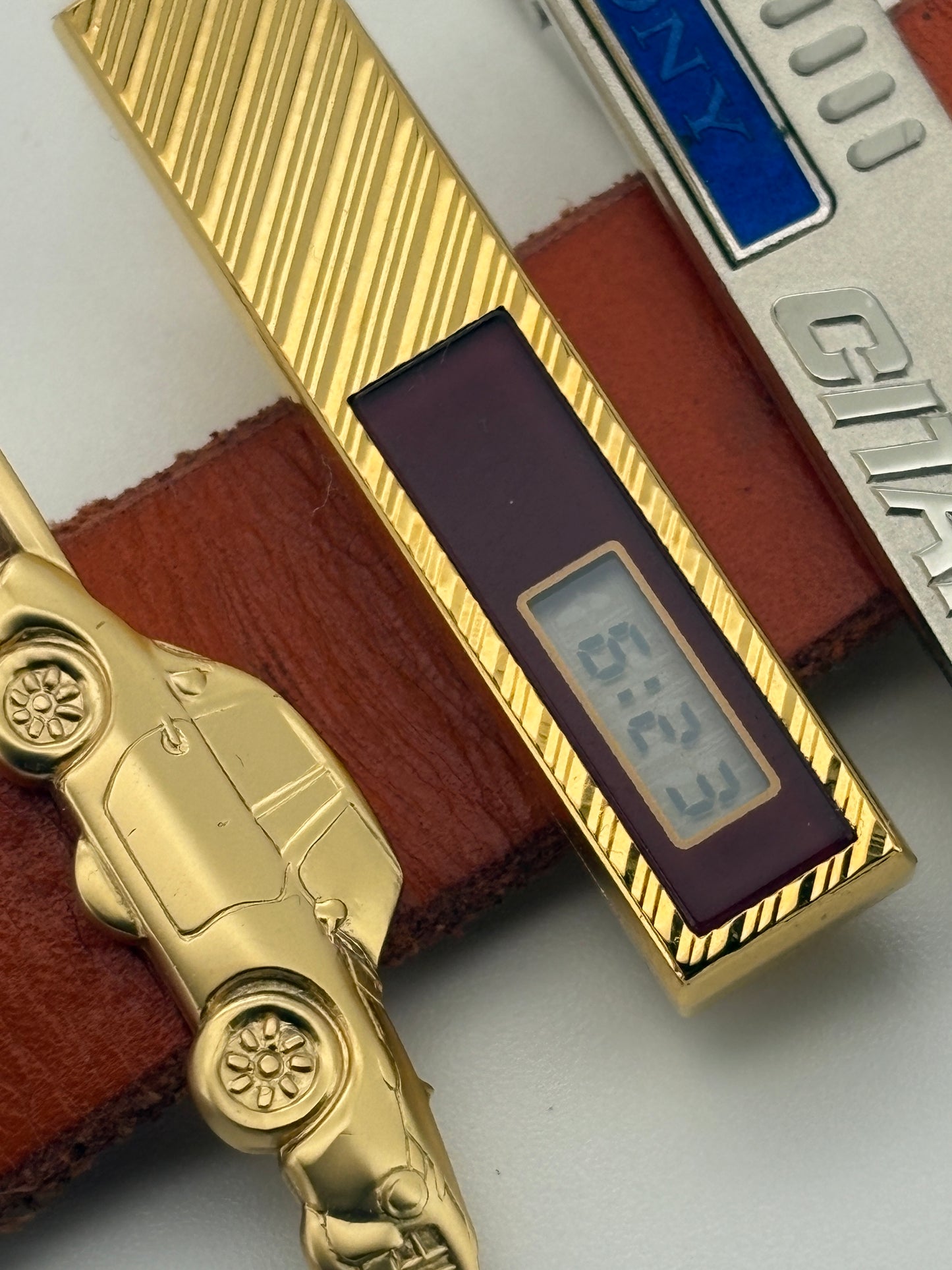 Sharp Tie Clip Watch