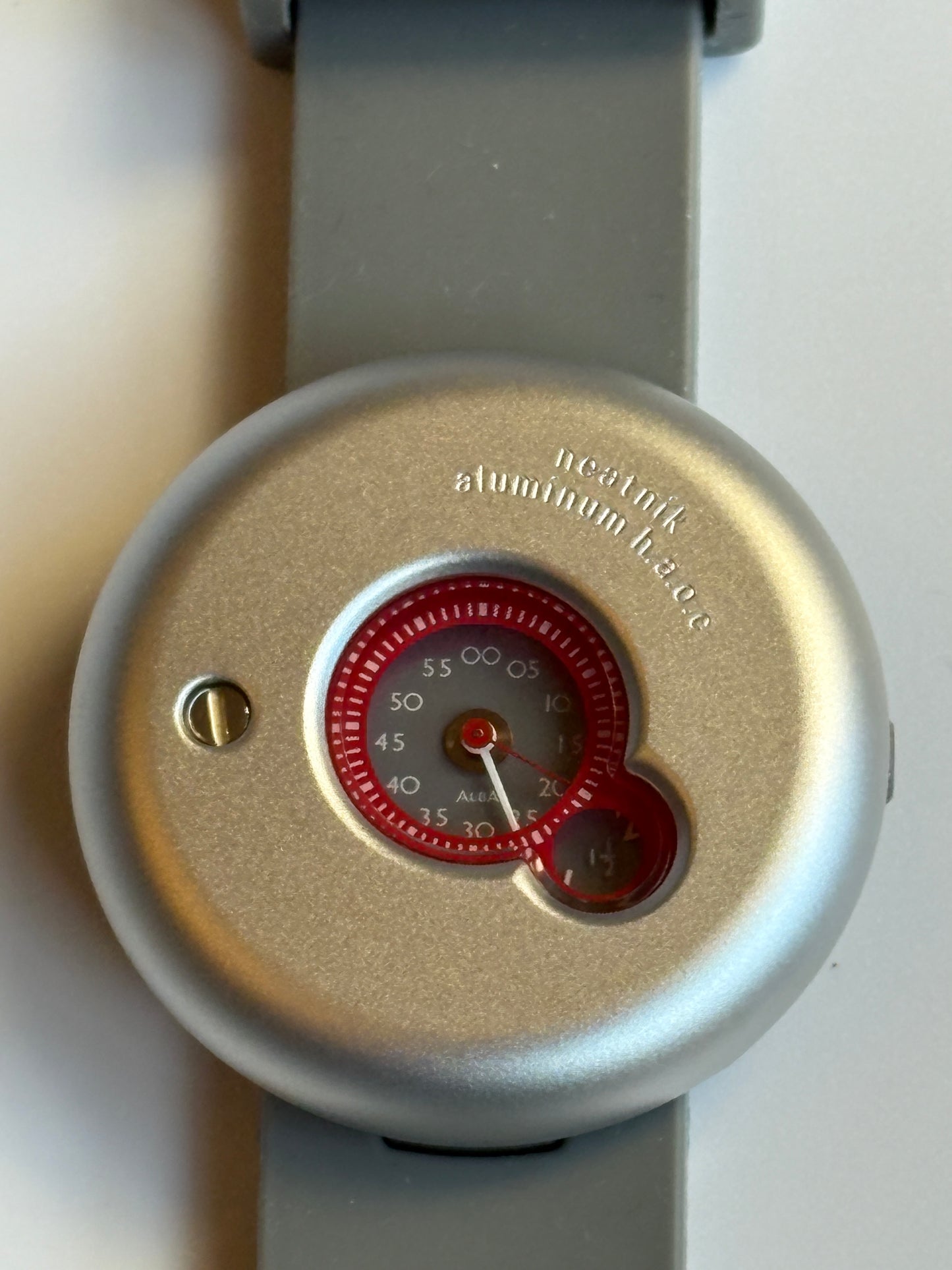 Super  rare unuesd  90s vintage  seiko alba neatnik aluminum