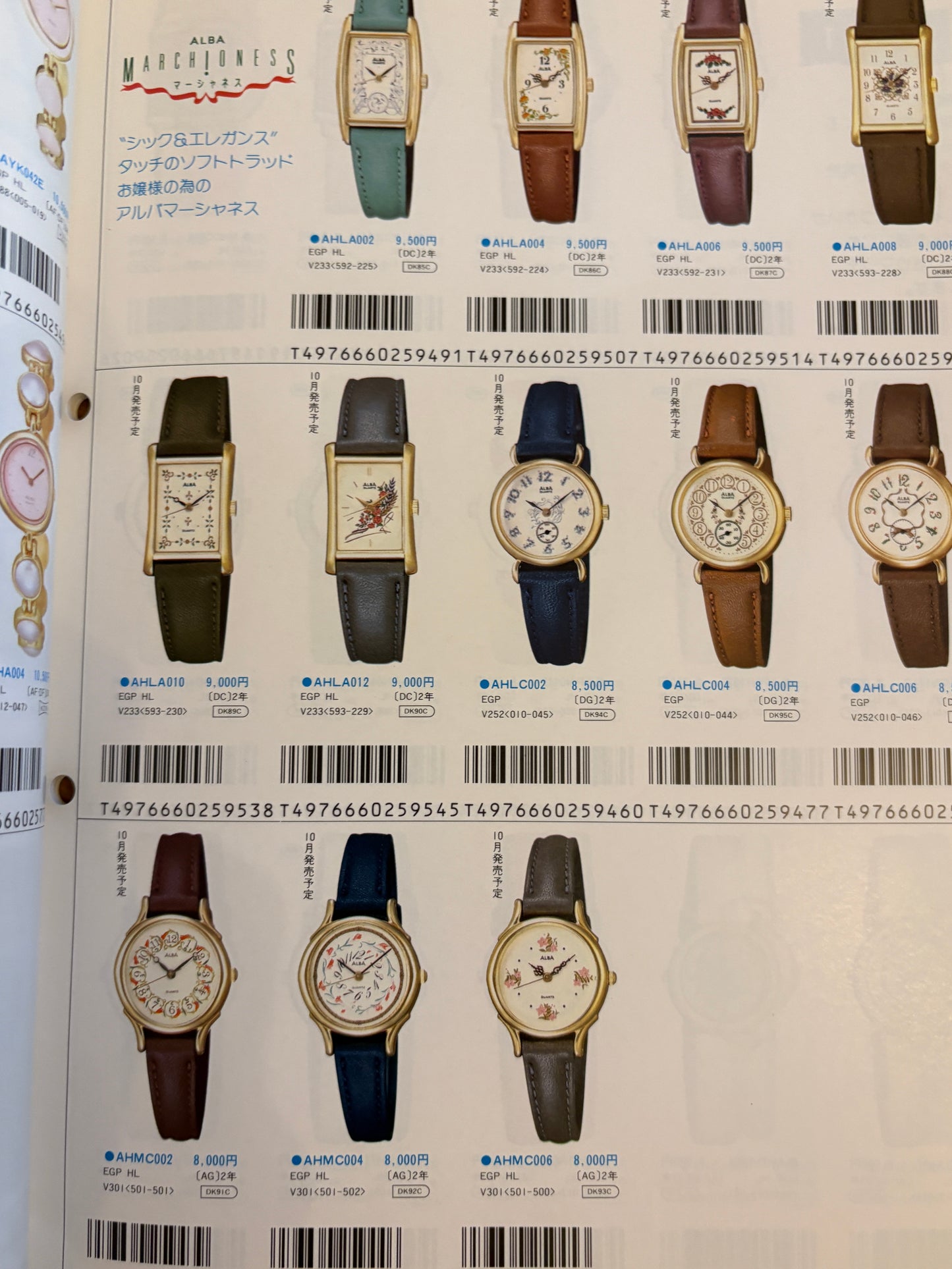 SEIKO alba    86s VOL 2 Watch Dealer Catalog