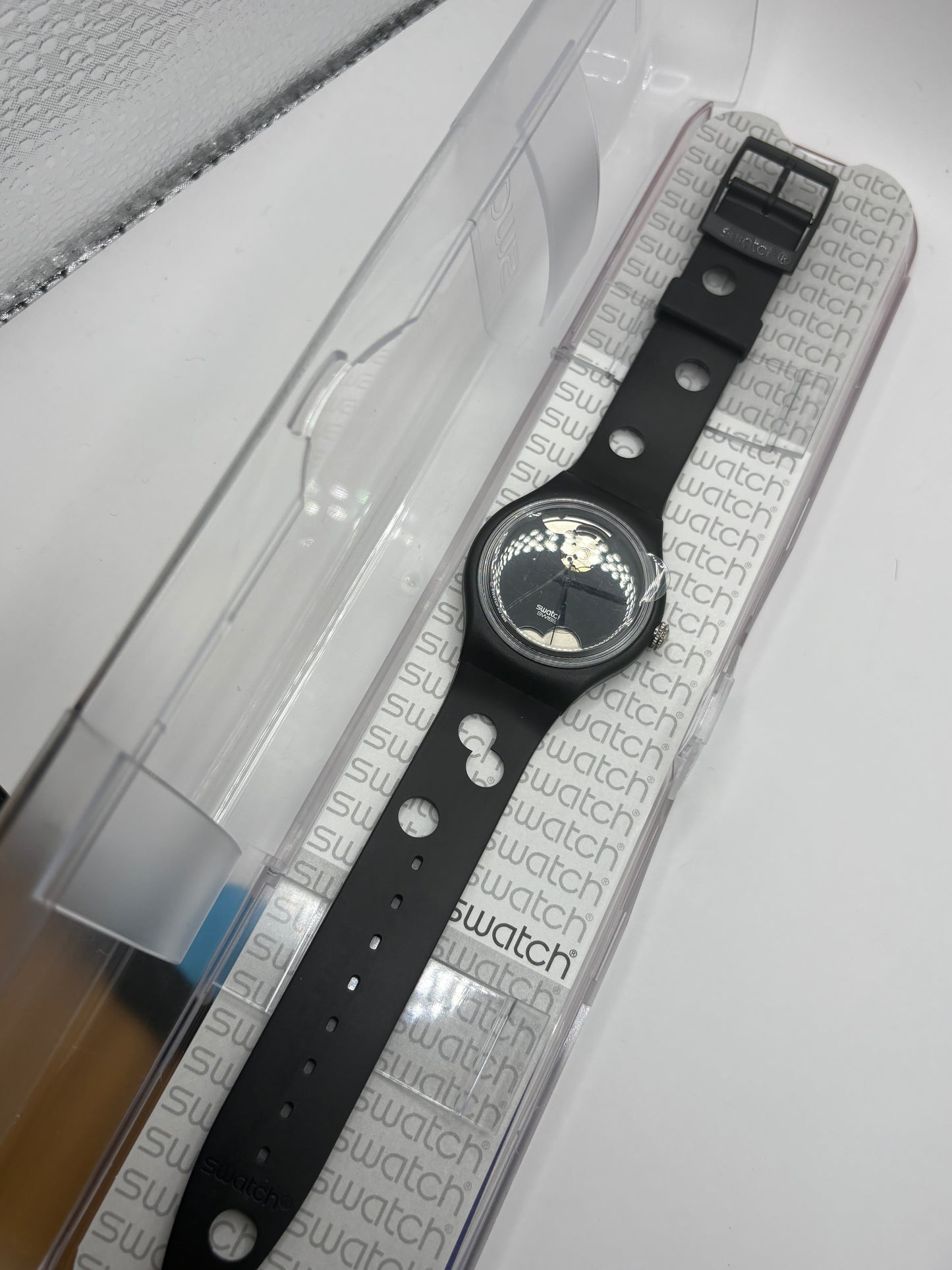 Super rare　unused 90s vintage  automatic　swatch 　 punch