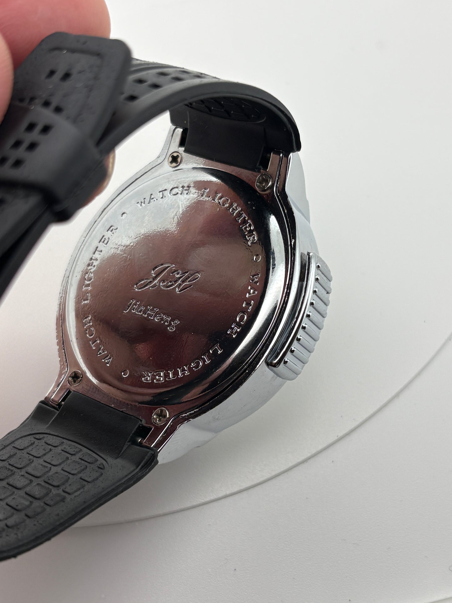 Very rare lighter watch silver