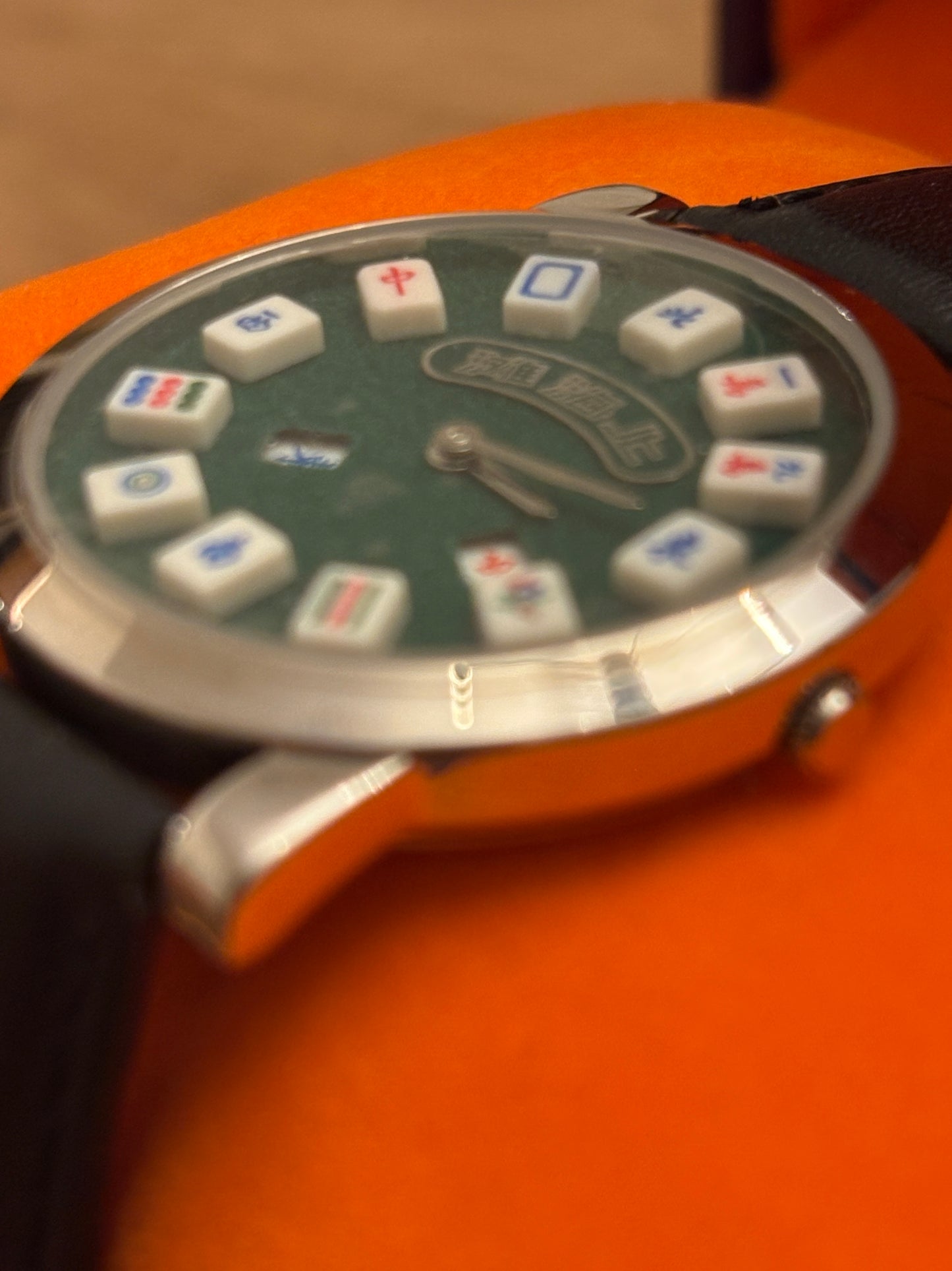 Super rare unused Shanghai  TANG mahjong tiles watch