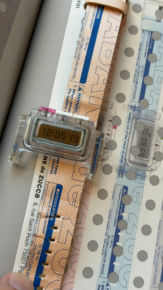 Ultra rare  02s vintage rare watch seiko×Zucca  Aspirin