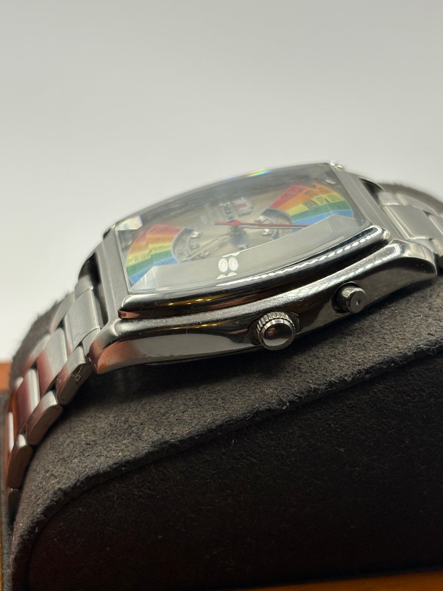 Super rare Vintage ORIENT Multi-Year Calendar Rainbow Dial Automatic