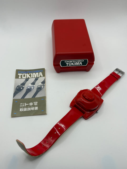 Super rare with box super rare 80s tokima robot  watch