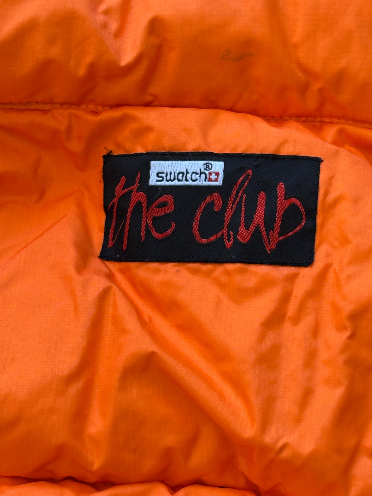 90s vintage swatch down vest