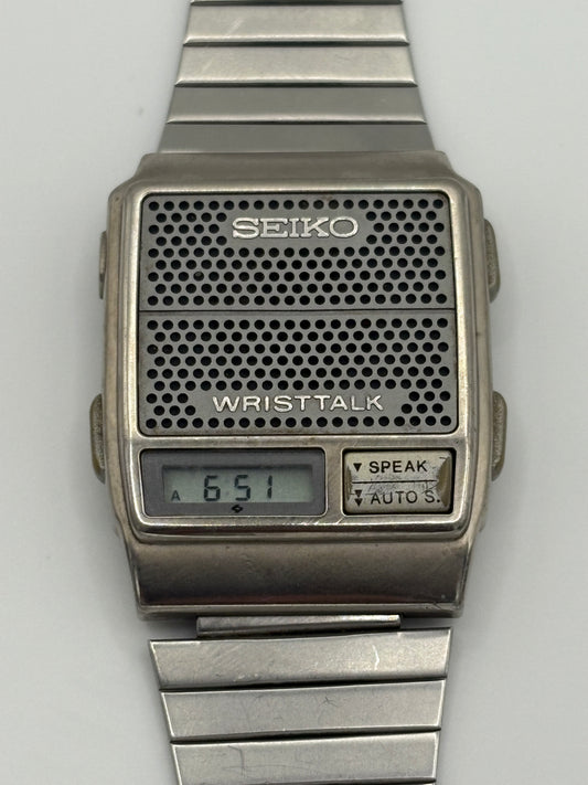 Super rare 80s SEIKO talking watch A964-4AOA