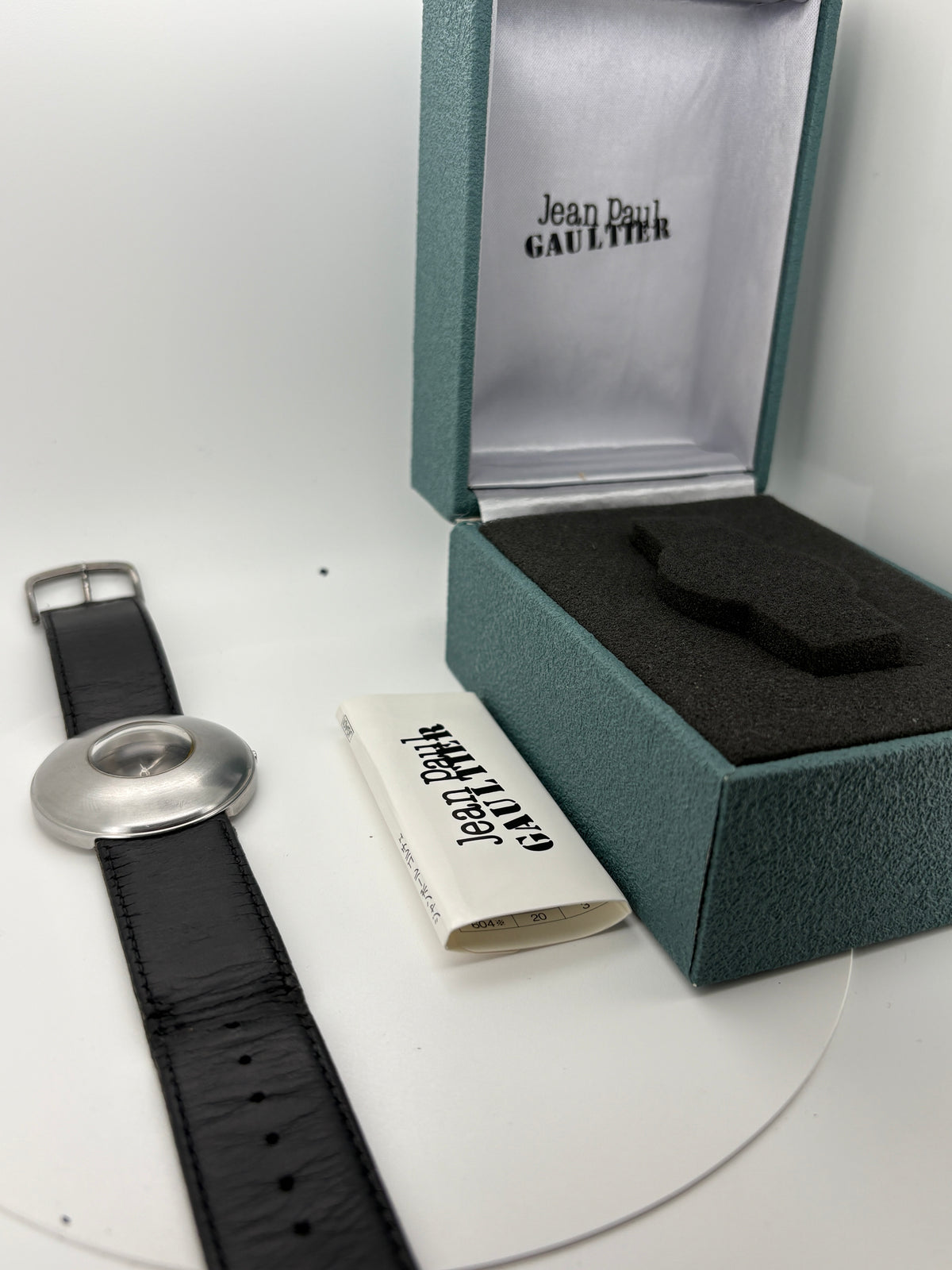 With　Box 90s  vintage  Jean Paul Gaultier×CITIZEN