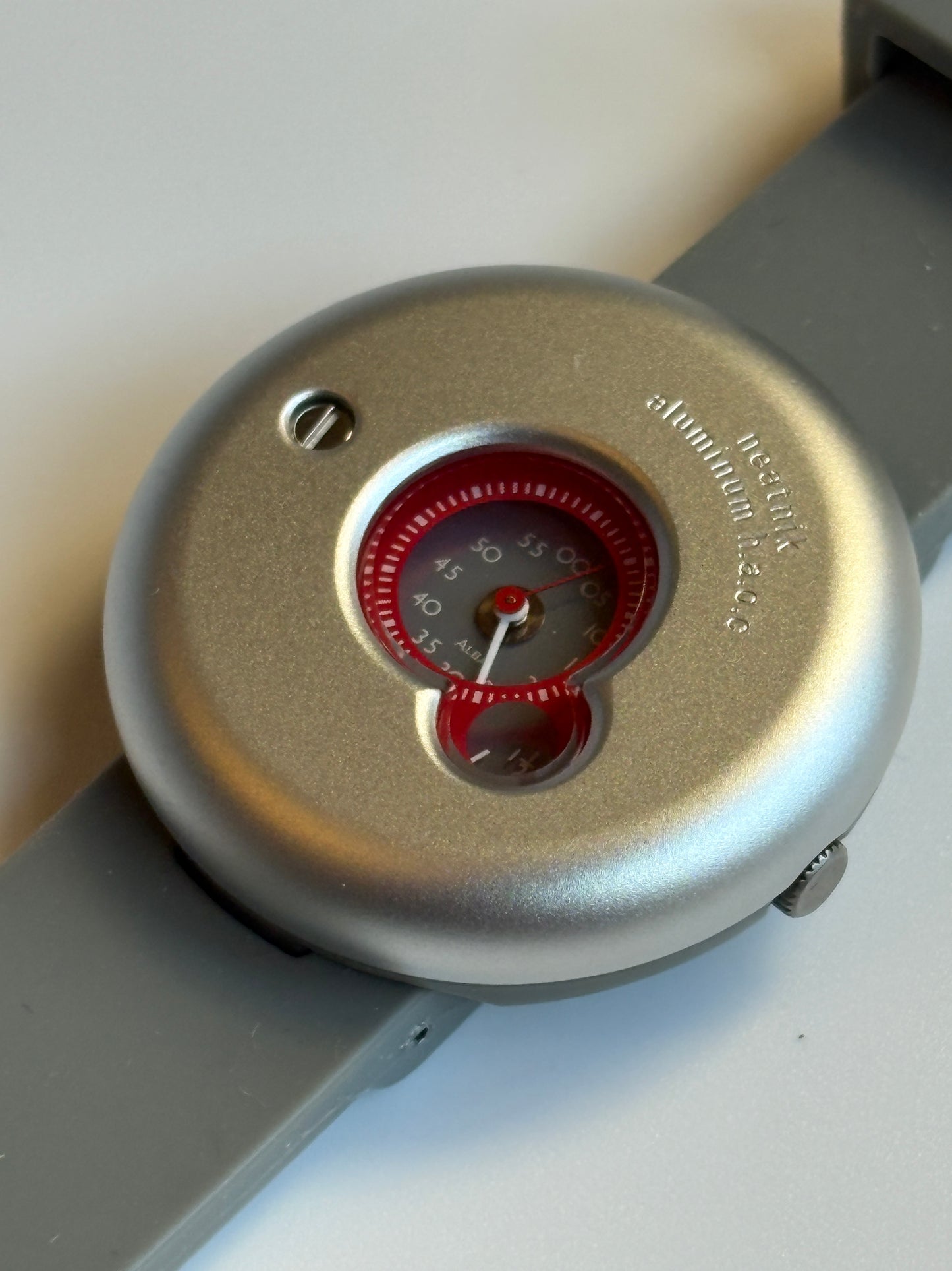 Super  rare unuesd  90s vintage  seiko alba neatnik aluminum