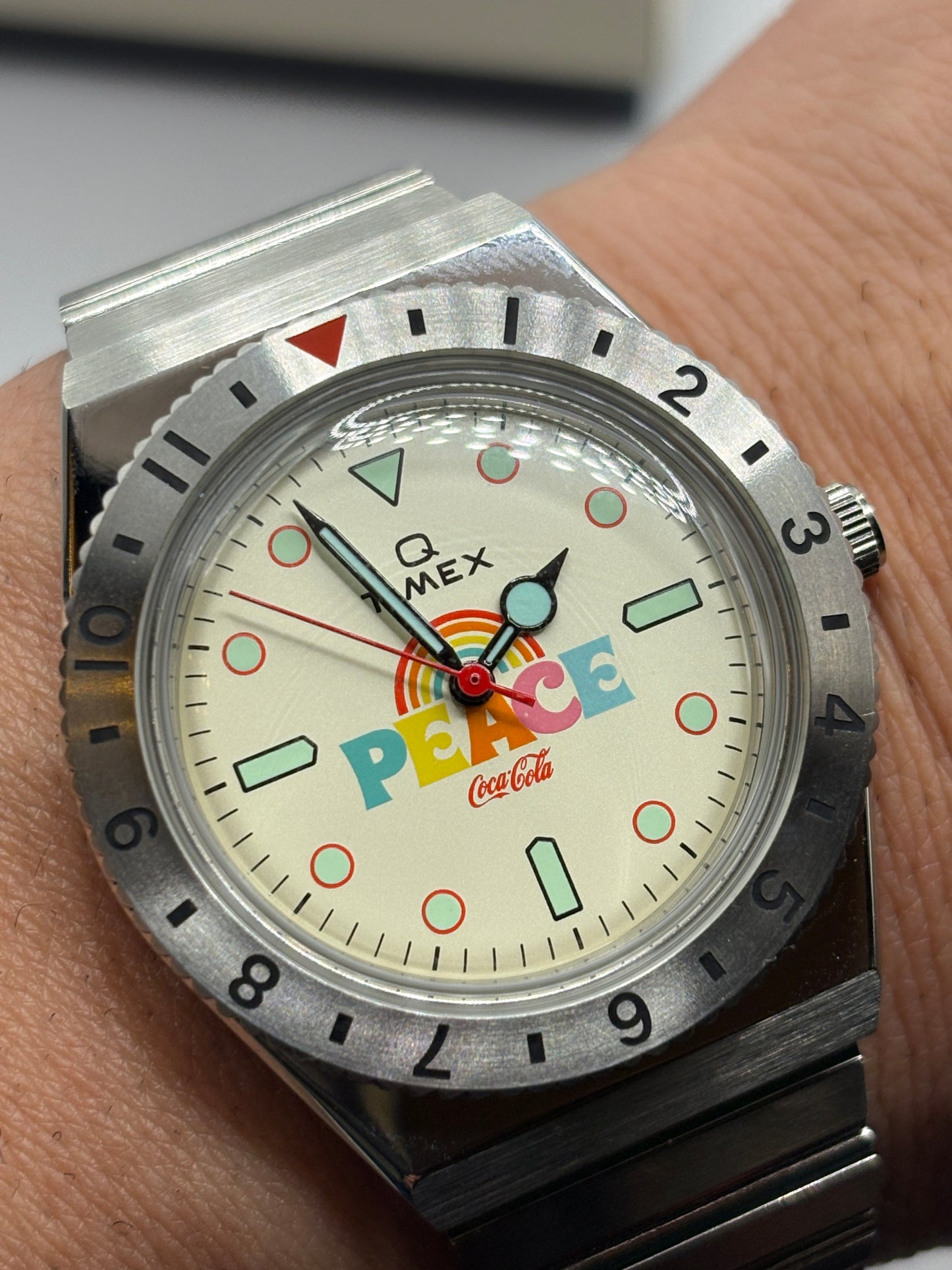 Unused very rare TIMEX×coca cola