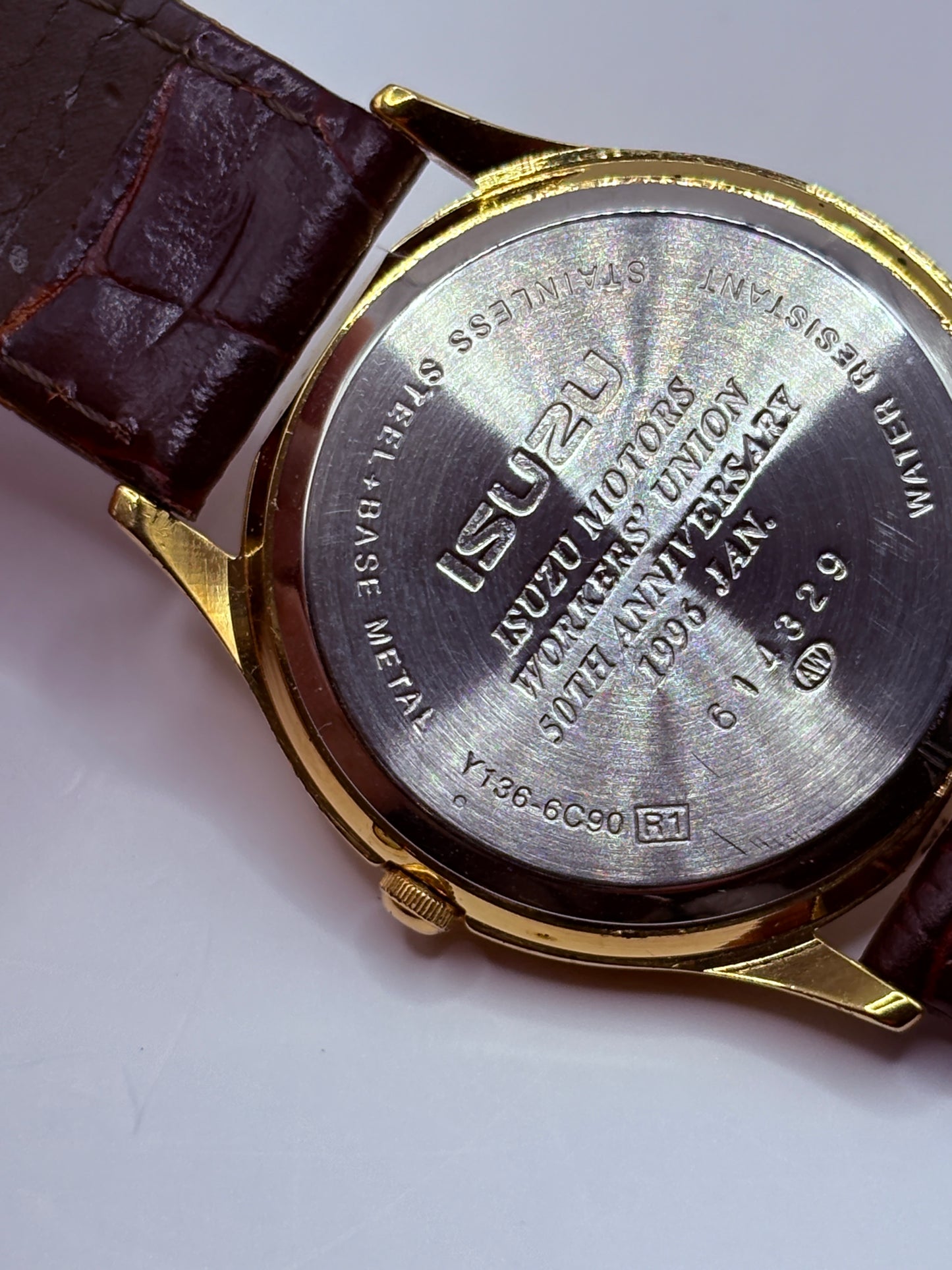 Super rare 90s vintage SEIKO × ISUZU     Y136-6C90