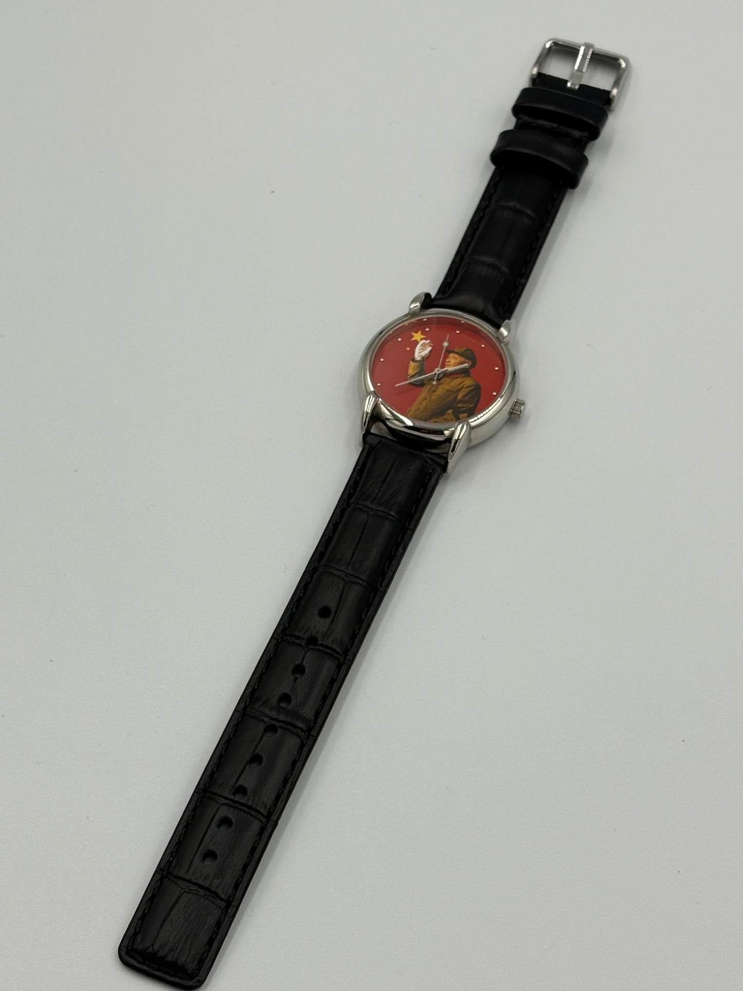 1 Very rare watch Deng Xiaoping waving watch　 Shanghai Tang  Mao Zedong
