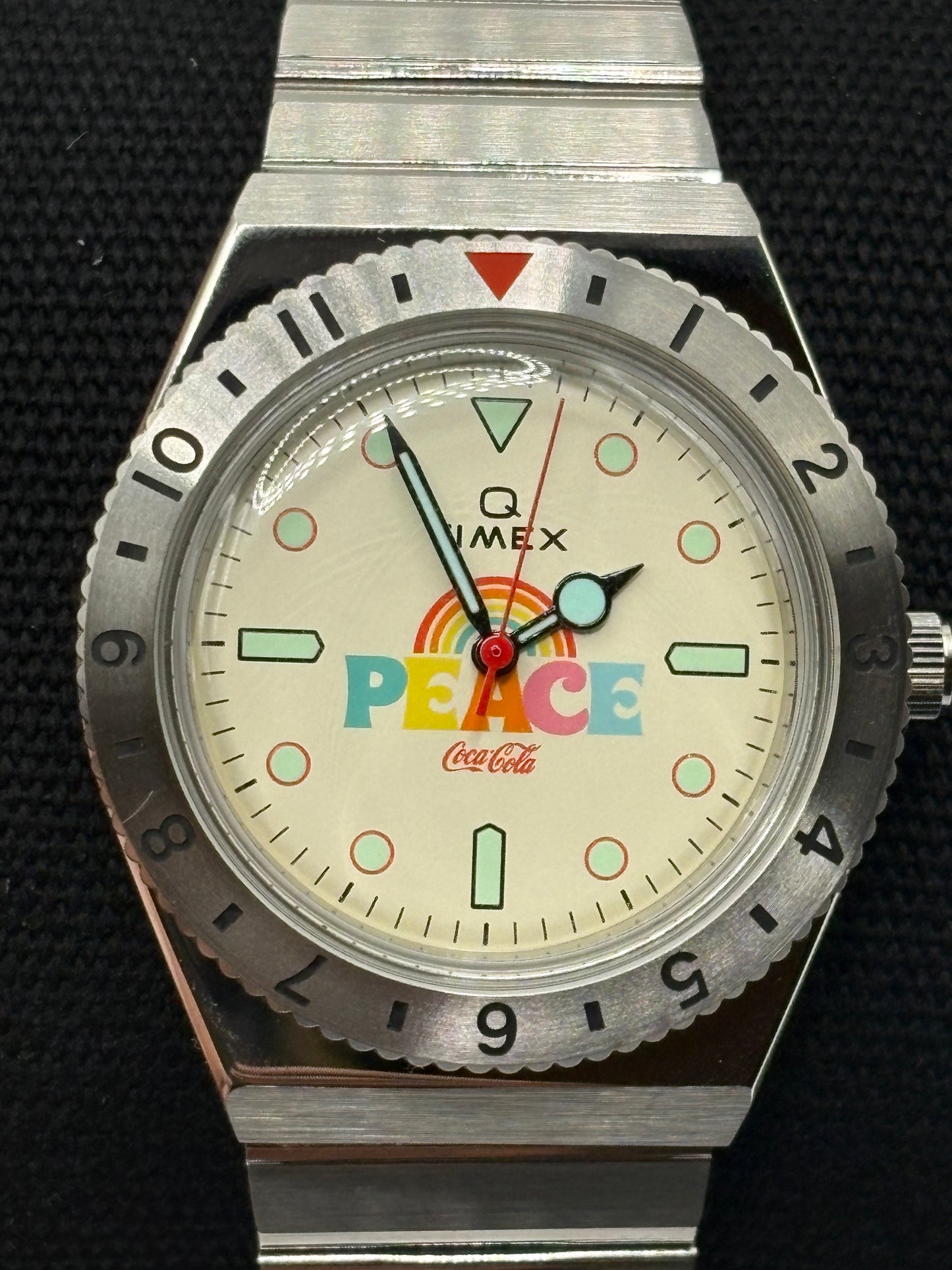 Unused very rare TIMEX×coca cola