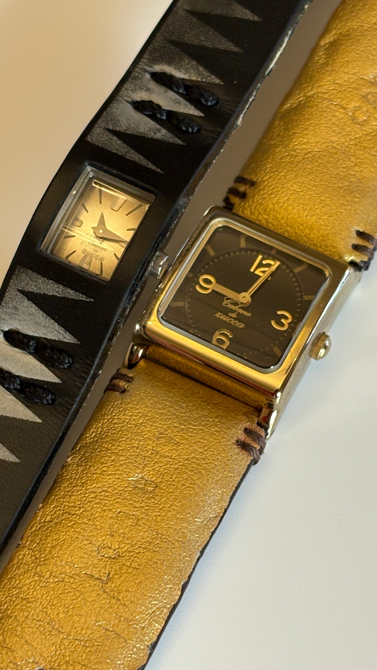 Very rare  99s vintage rare Chewing Gum Leather Version Tribe + Cute Gold