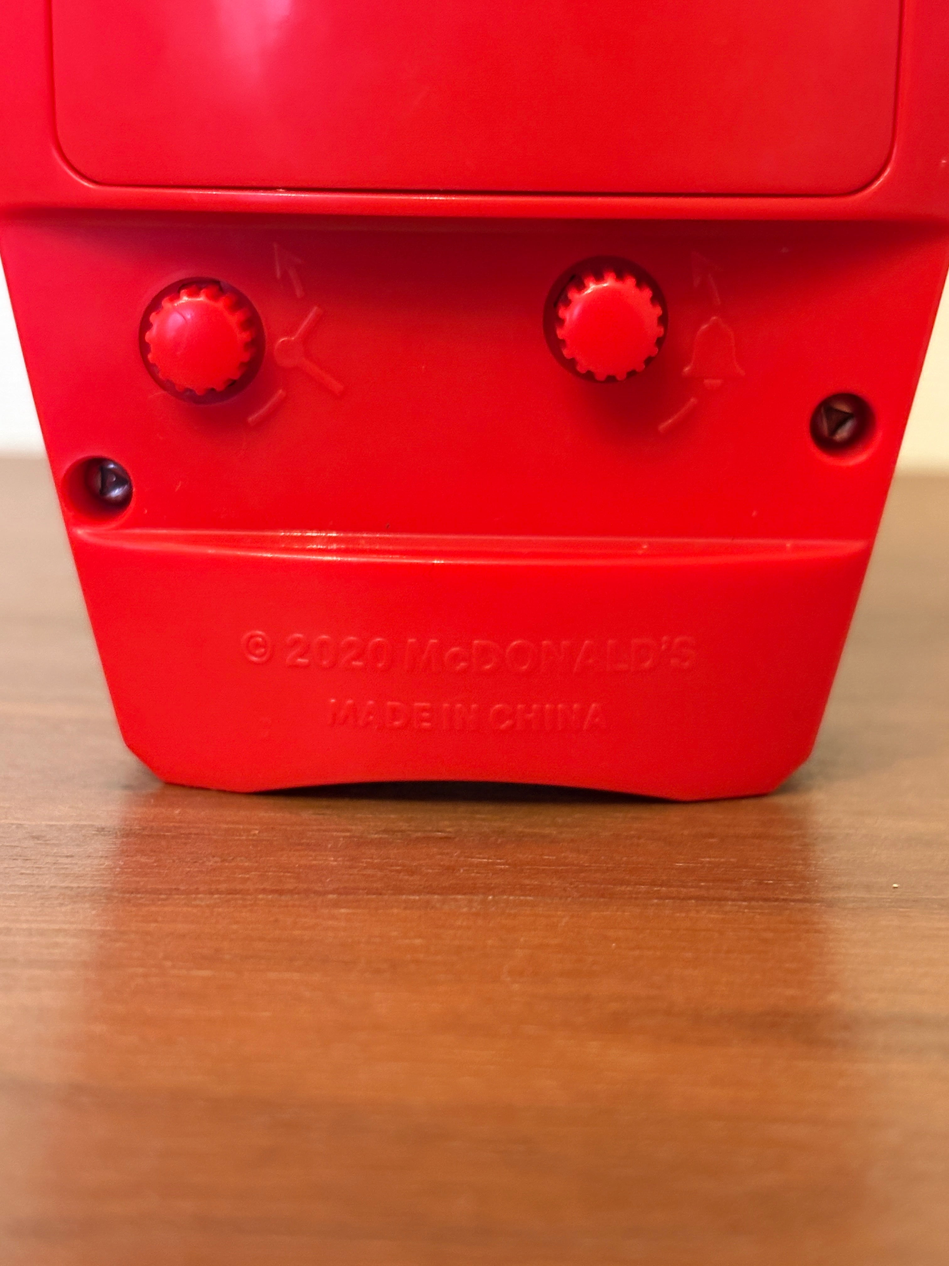 McDonald's アタッシュケース ブリキ缶 Very rare Lottery sales items Mcdonald's potato clock – Sushi Watches