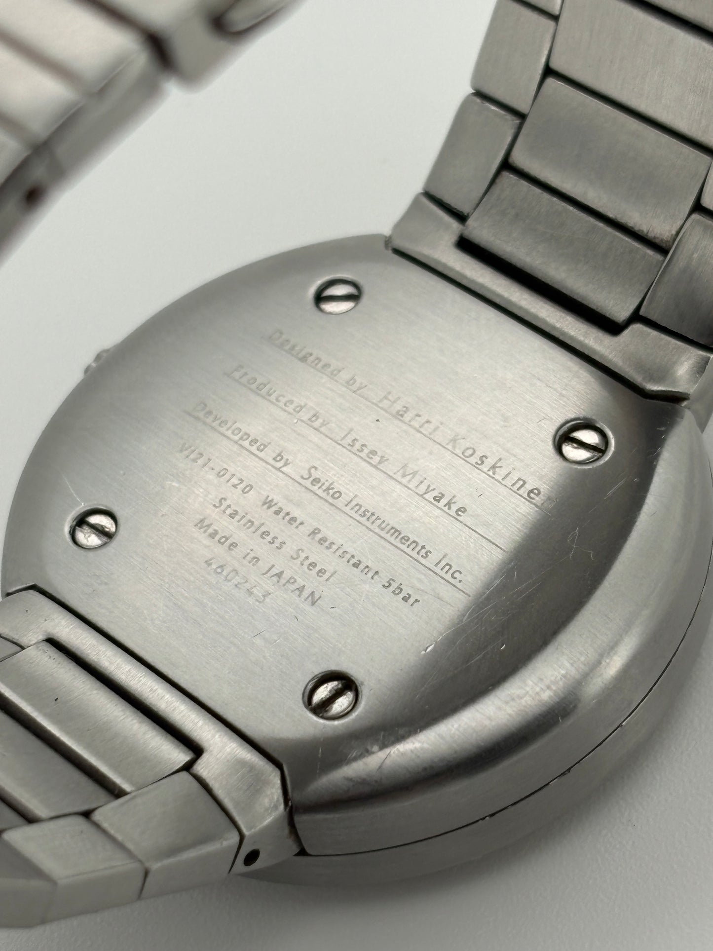Seiko ×　issey miyake design by Harri Koskinen