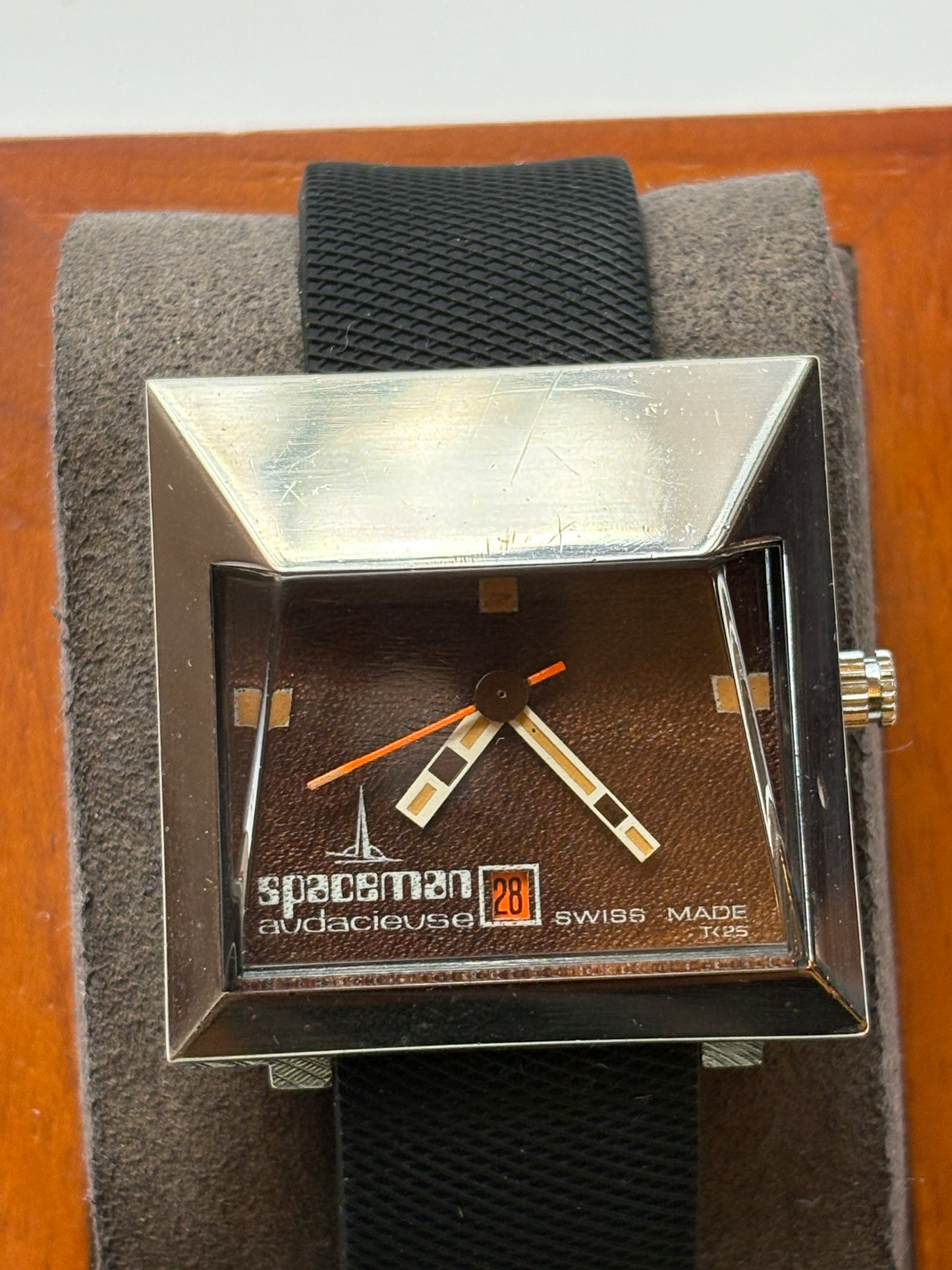 Very rare 70s vintage Spaceman Audacieuse swiss made