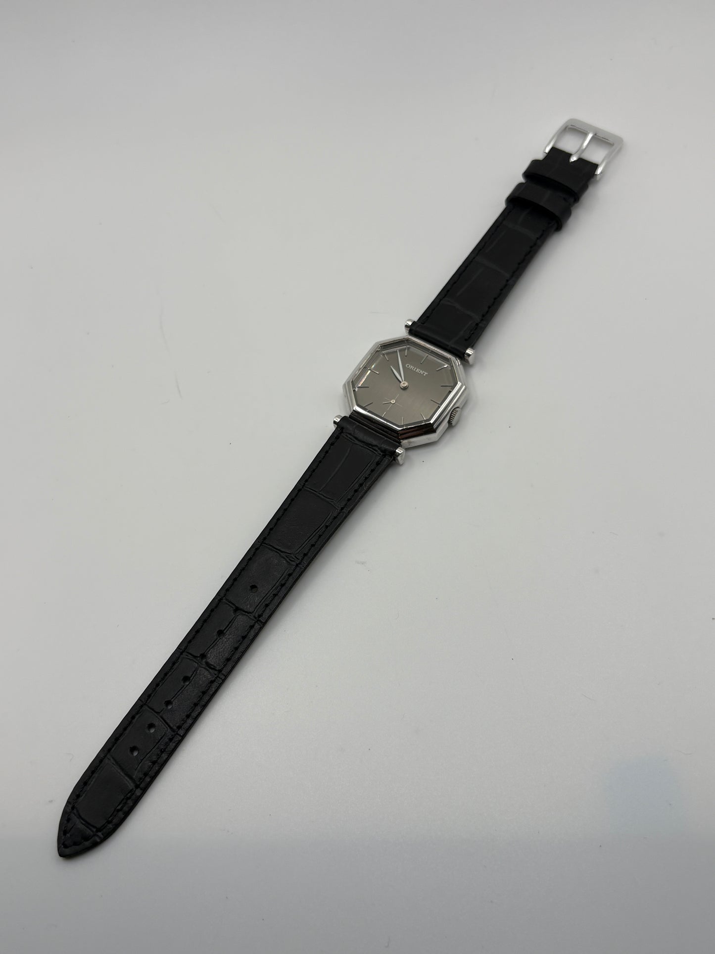Super rare 80s vintage  ORIENT　octagon  watch