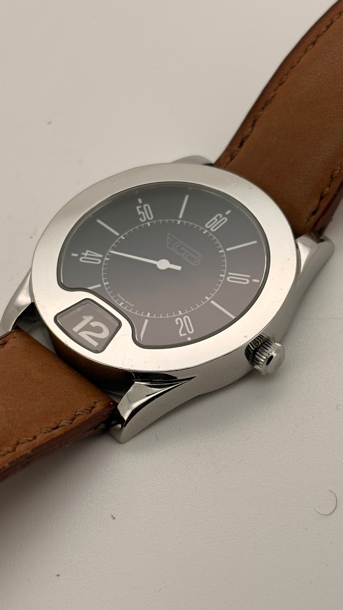 Vintage 90s Gianni Bulgari Enigma Jumping Hour