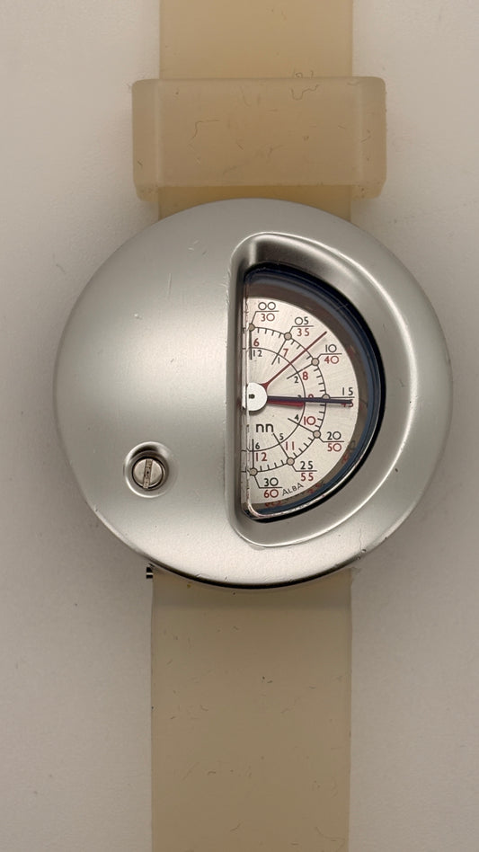 90s vintage  seiko alba neatnik aluminum  V501-5F70