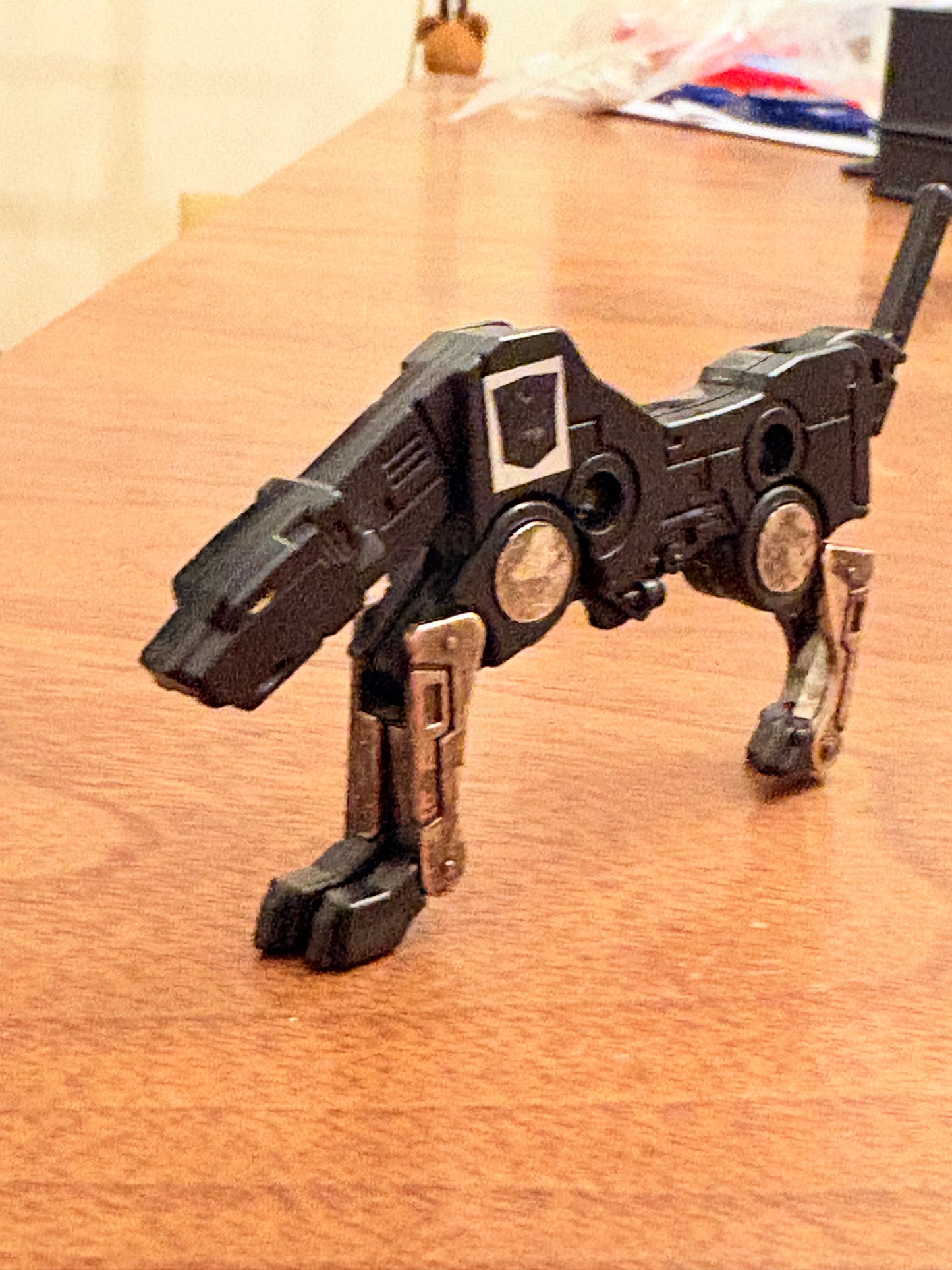 super rare 80s vintage microman Cassette Bot Jaguar