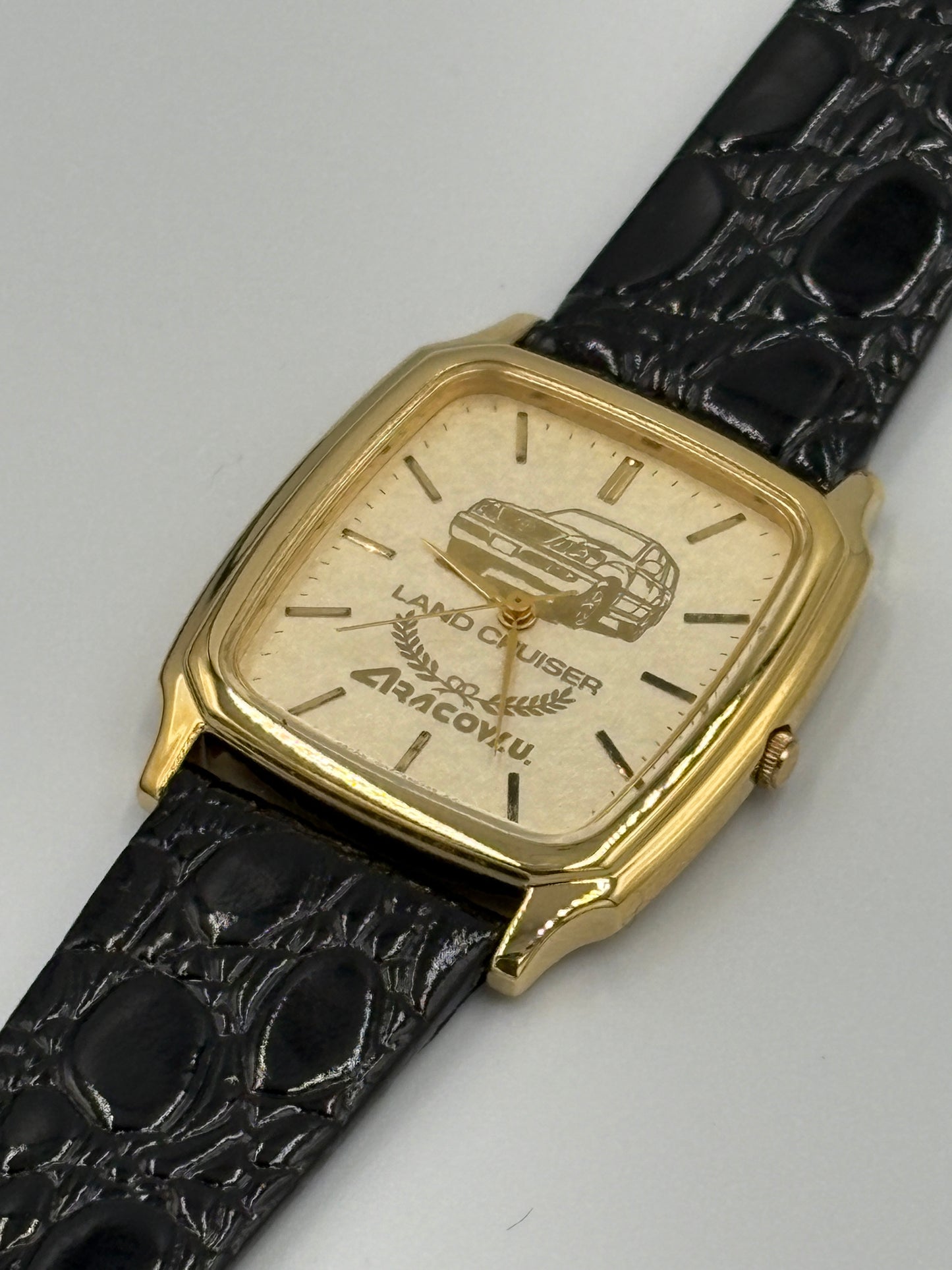 super rare 90s  CITIZEN×TOYOTA land cruiser