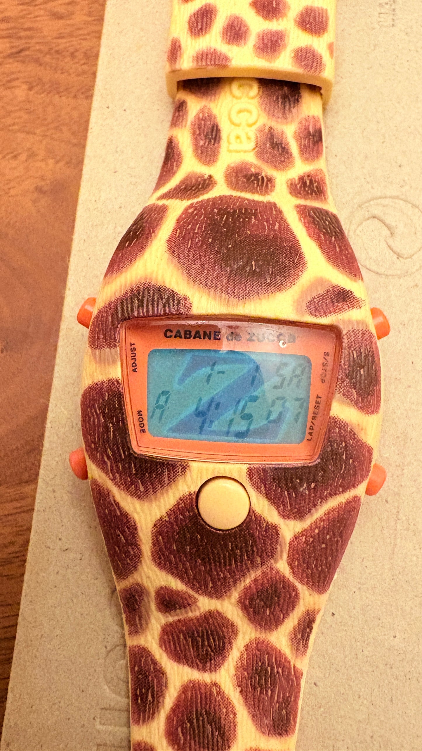 with box Very  rare vintage seiko×zucca safari zoo